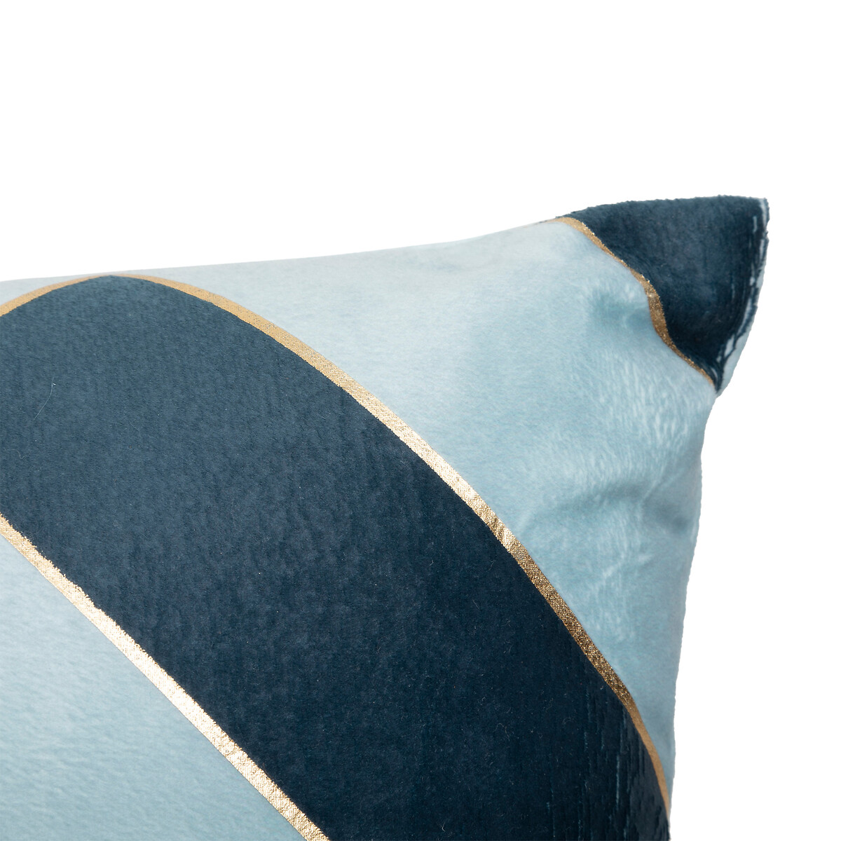 Velvet cushion "Nelya" Blue, 30x50 cm