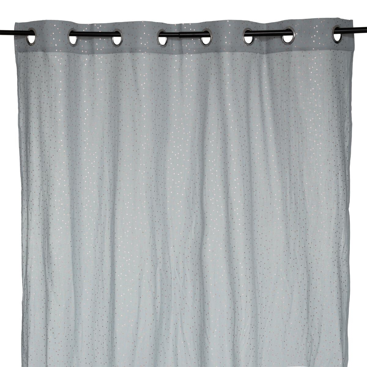 Curtain "Berlingot" Light blue, 140x250 cm