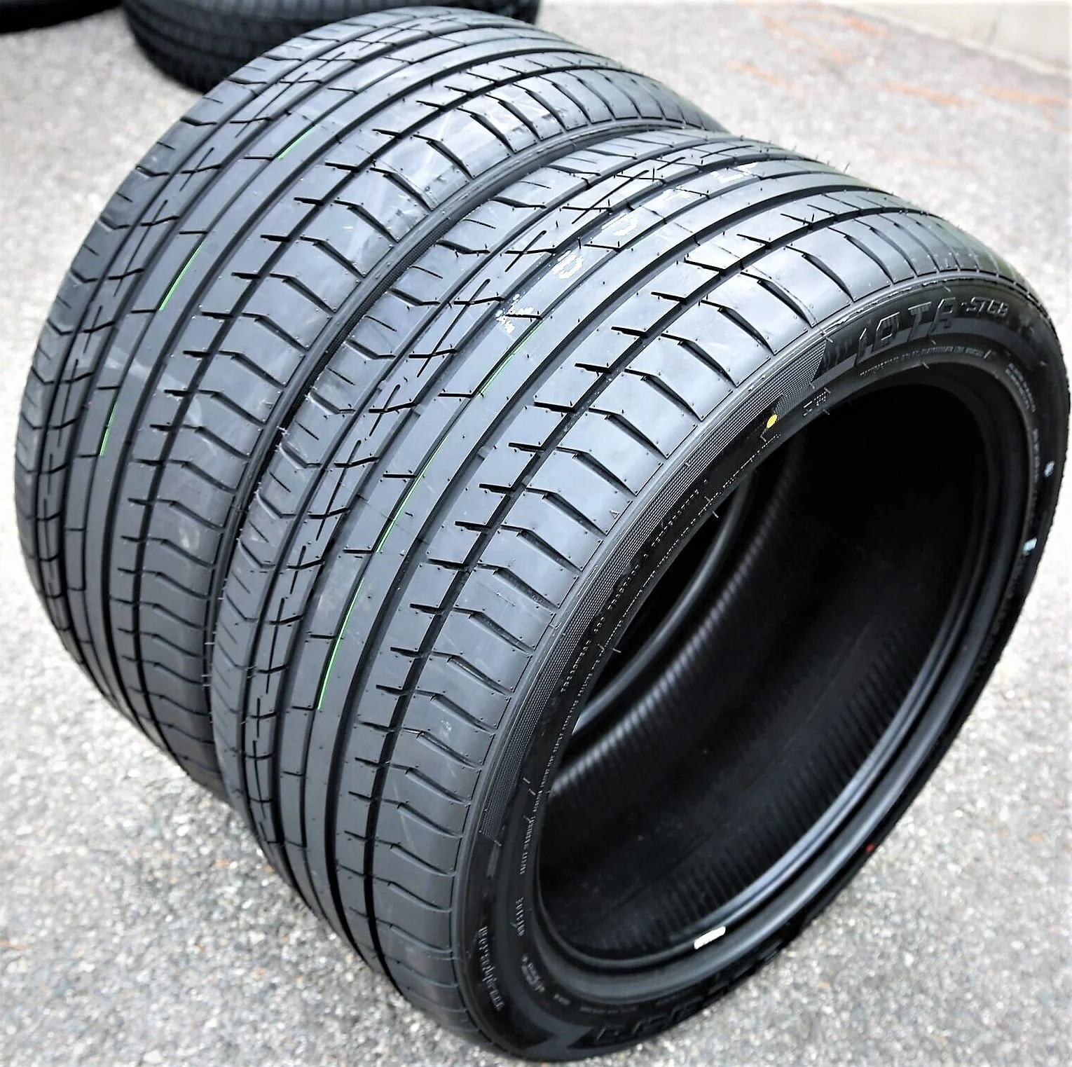 A set of four (four) 295/40R20 ZR 110Y XL A/S performance tires fit: 2013 Jeep Grand Cherokee SRT, 2007-10 Mercedes-Benz ML63 AMG base