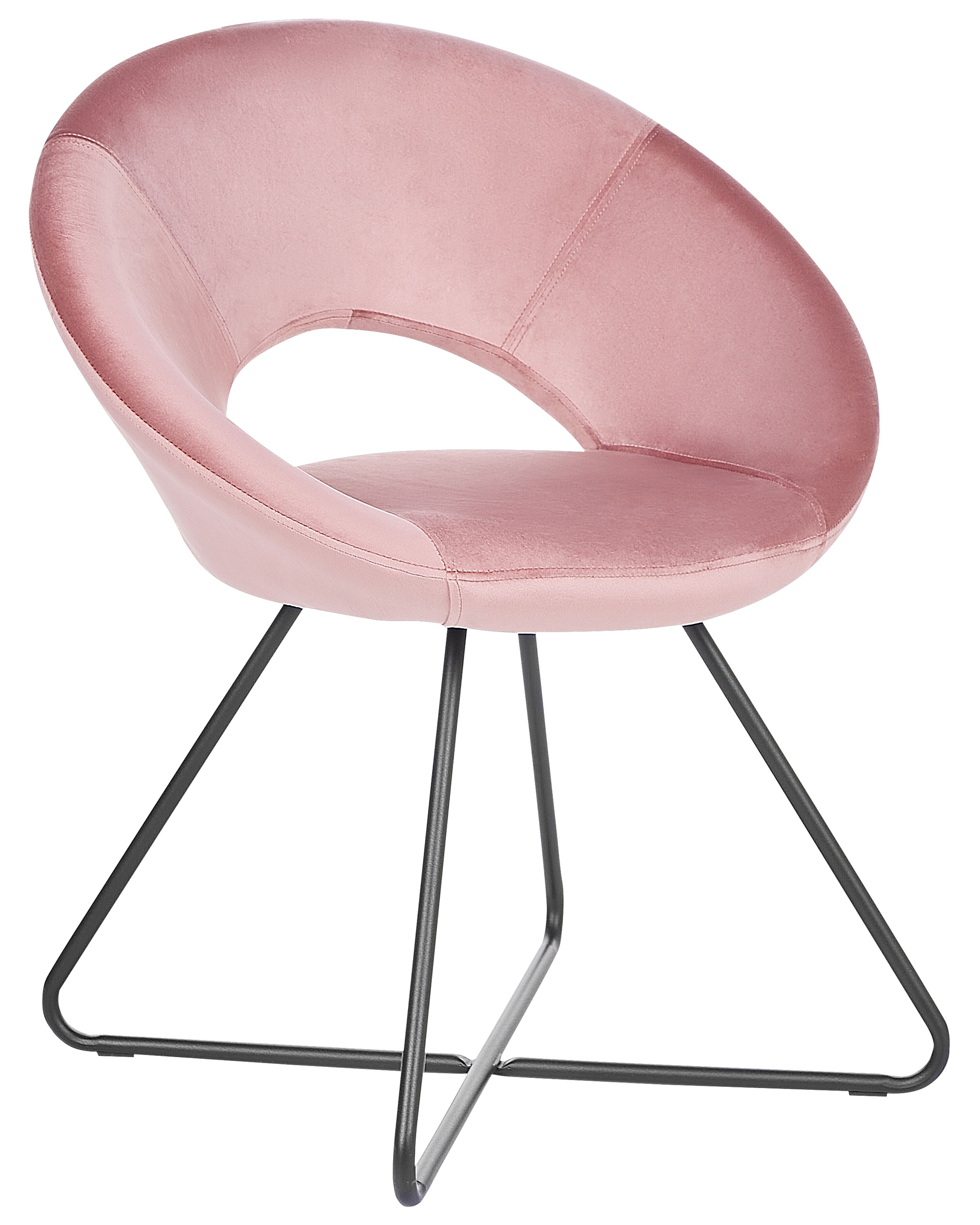 Dining Chair RACHEL Velvet Pink