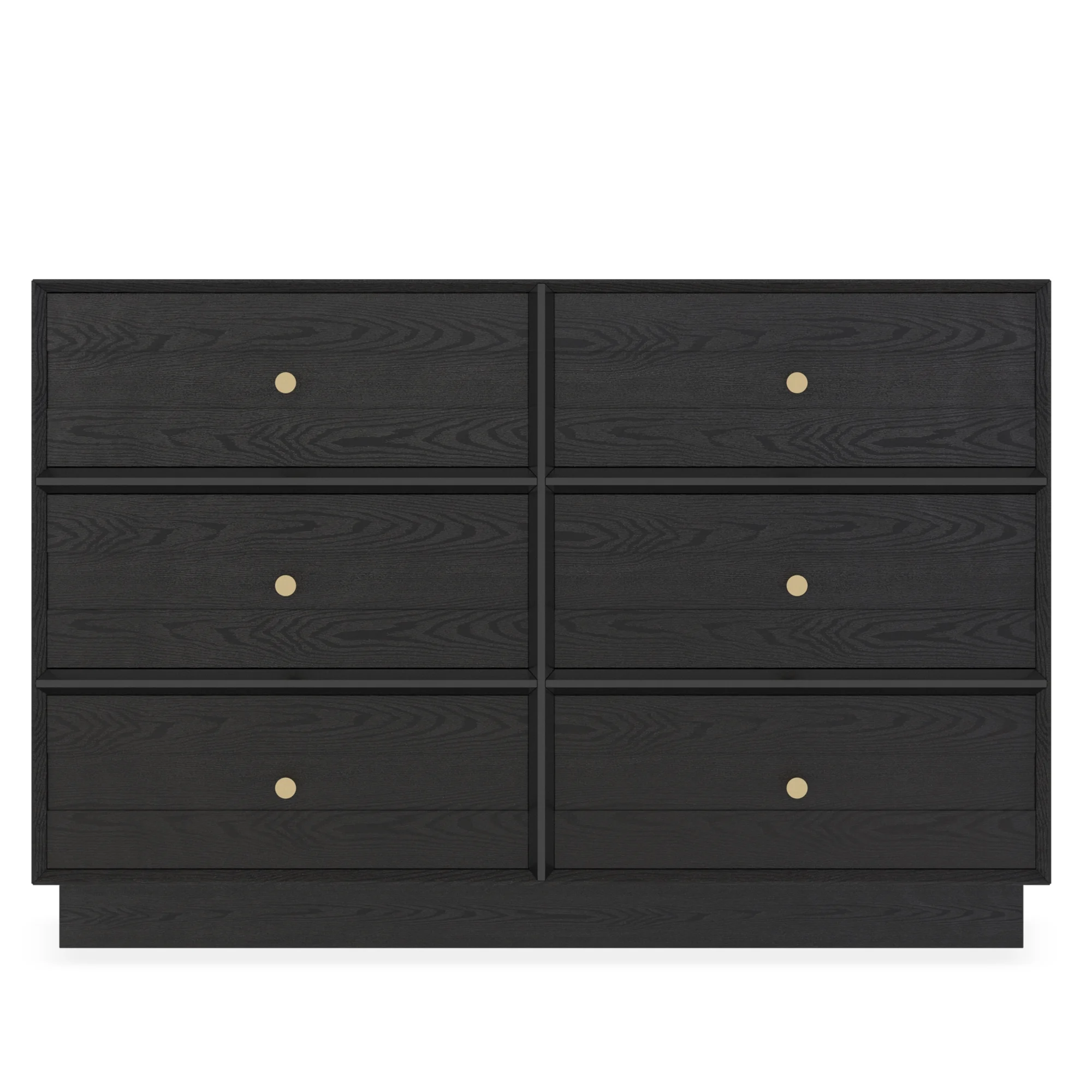 May Color Large White 3 Drawer Dresser Set of 2 with Fluted Panel, Modern Chest of Drawers with Silent Slide Drawers, Wood Accent Nightstand with Storage for Bedroom Living Room, Hallway - Image 15