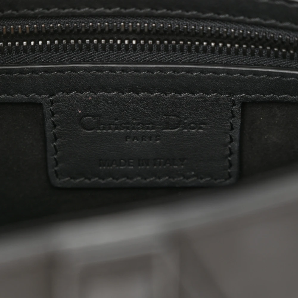 Dior Black Ultra Matte Calfskin Leather Medium Saddle Bag Matte Black Hardware High-quality Replica