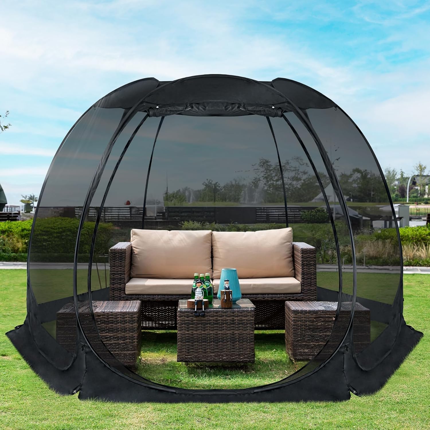 Alvantor Pop Up Screen House Gazebo With Mosquito Netting - Image 2 Alvantor Pop Up Screen House Gazebo With Mosquito Netting - Image 2