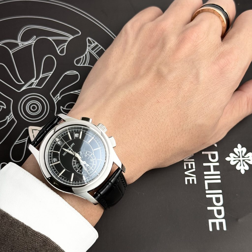 Patek Philippe Replica Watch Complications 5905G Dial Black 42mm - Top club