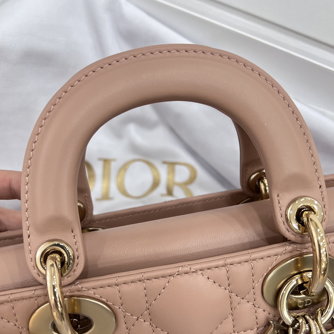 Dior Medium Lady D-Joy Bag Pink For Women 8,7in/22cm1:1High-quality replica