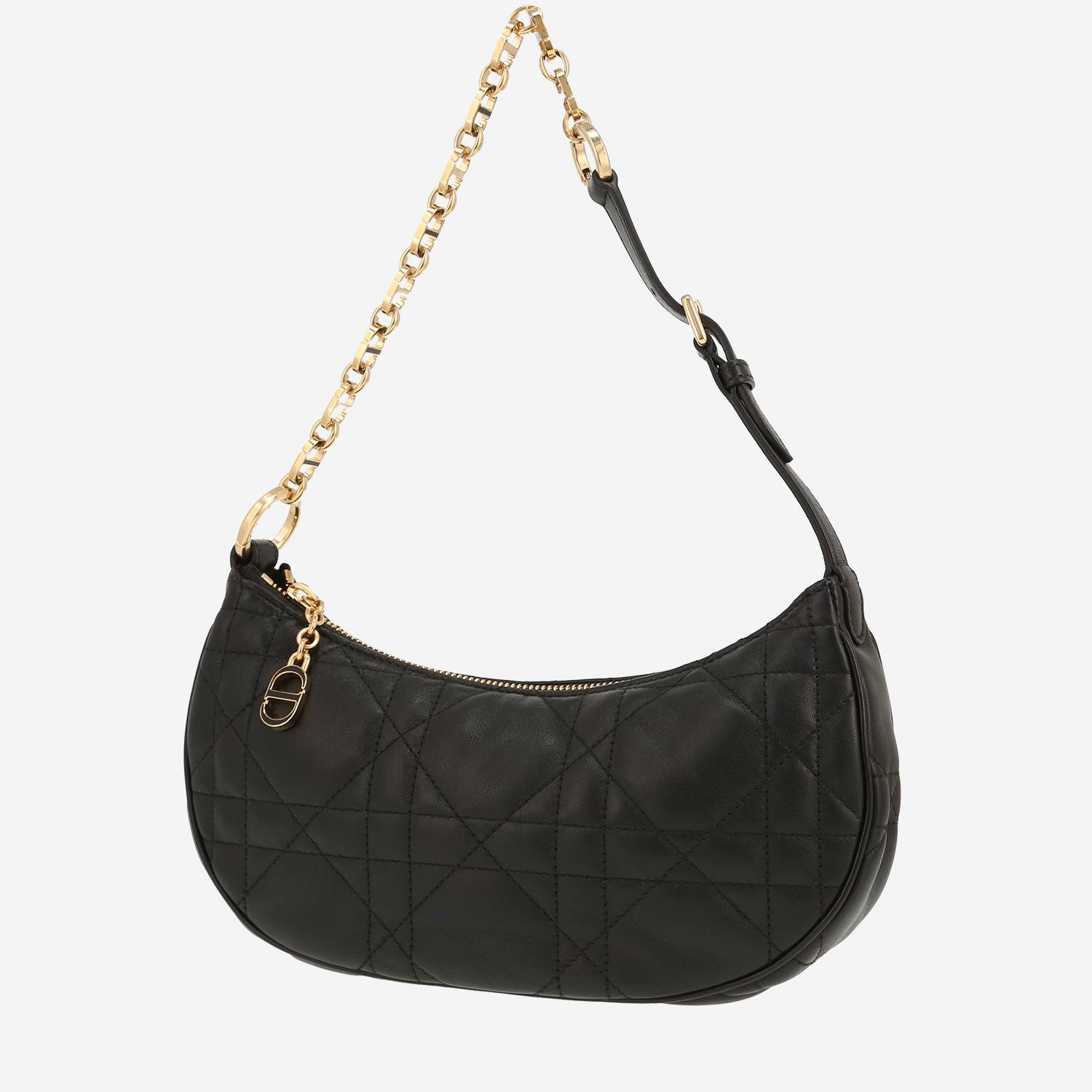 Dior shoulder bag in black leather cannage1:1High-quality replica