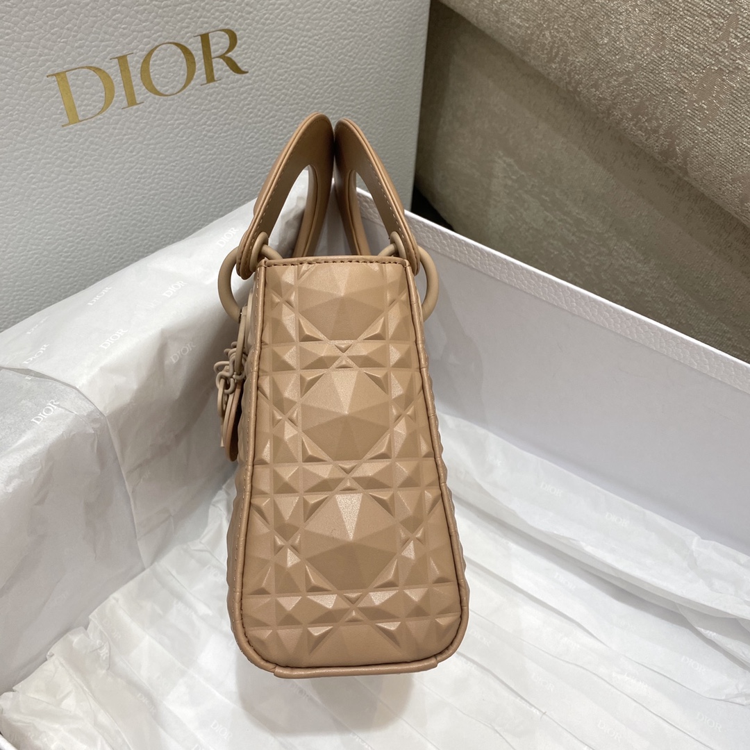 Dior Christian Dior Mini Lady Bag Beige For Women 6.5in/17cm1:1High-quality replica