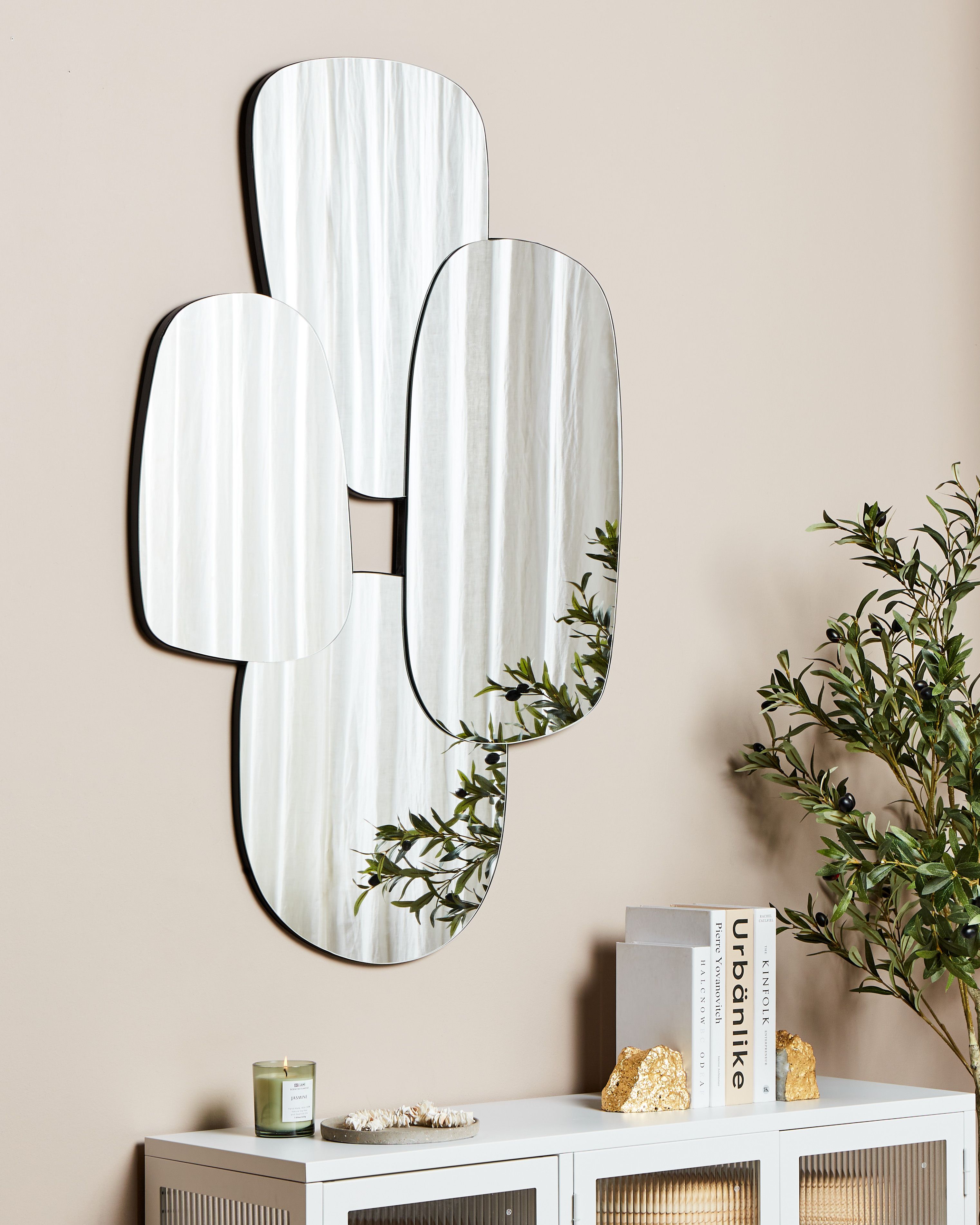 Wall Mirror VOUZON 80 cm 120 cm Silver