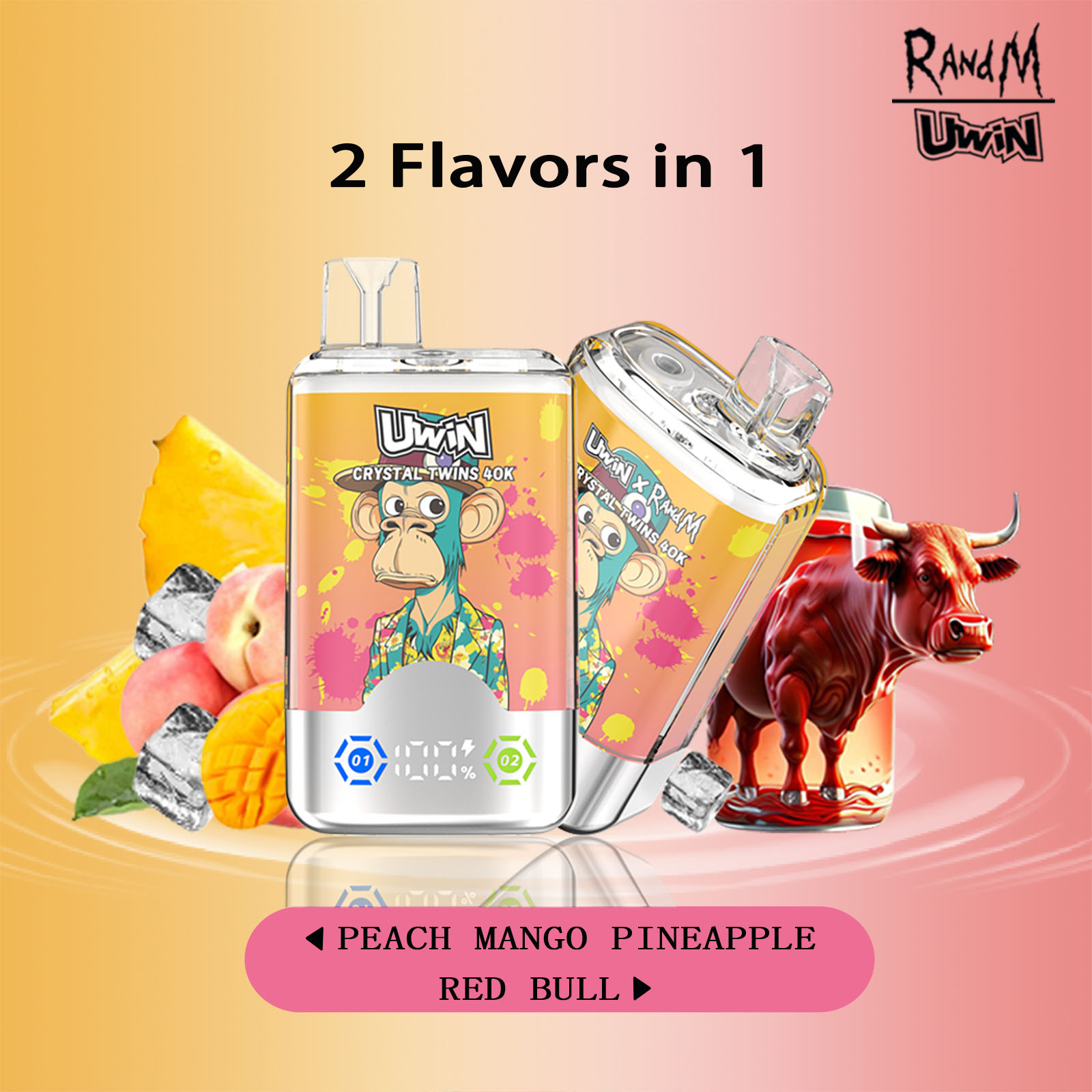 Uwin Crystal Twins 40K Disposable Vape