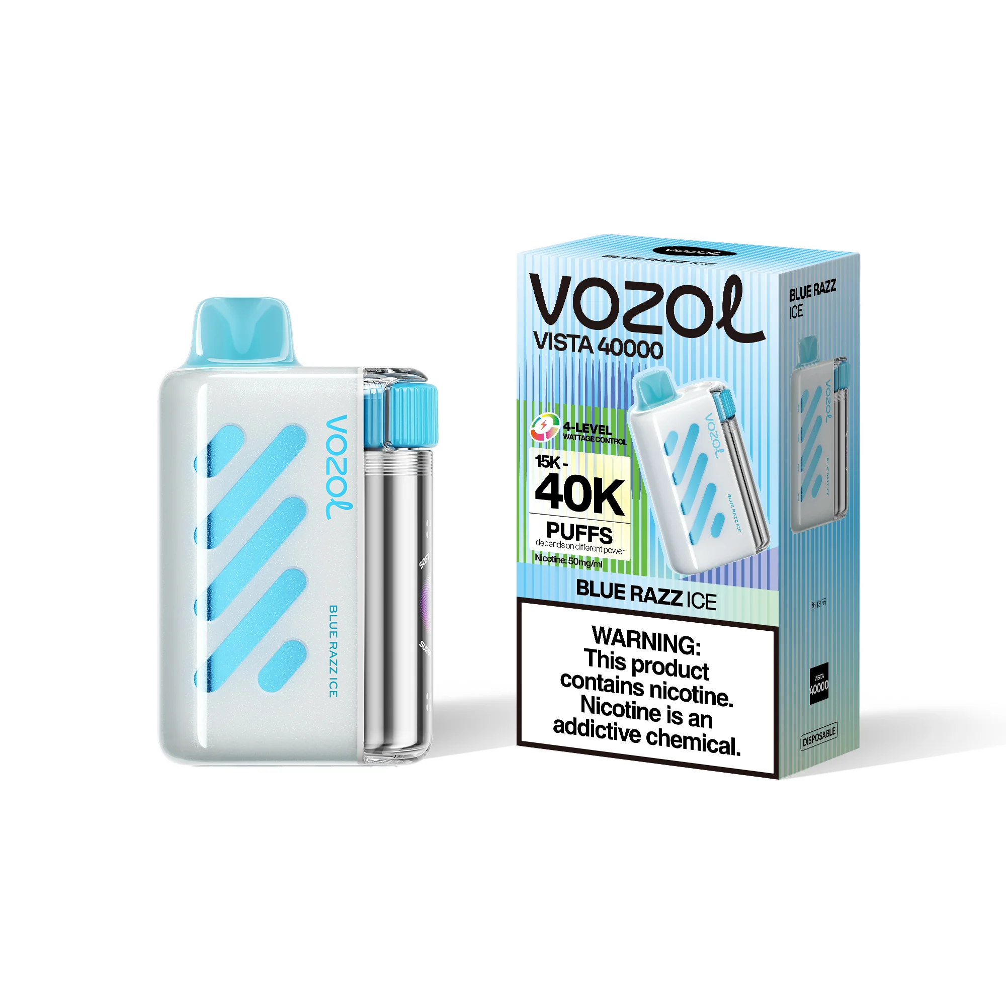 VOZOL VISTA 40K jednorazowy e-papieros (wszystkie smaki)