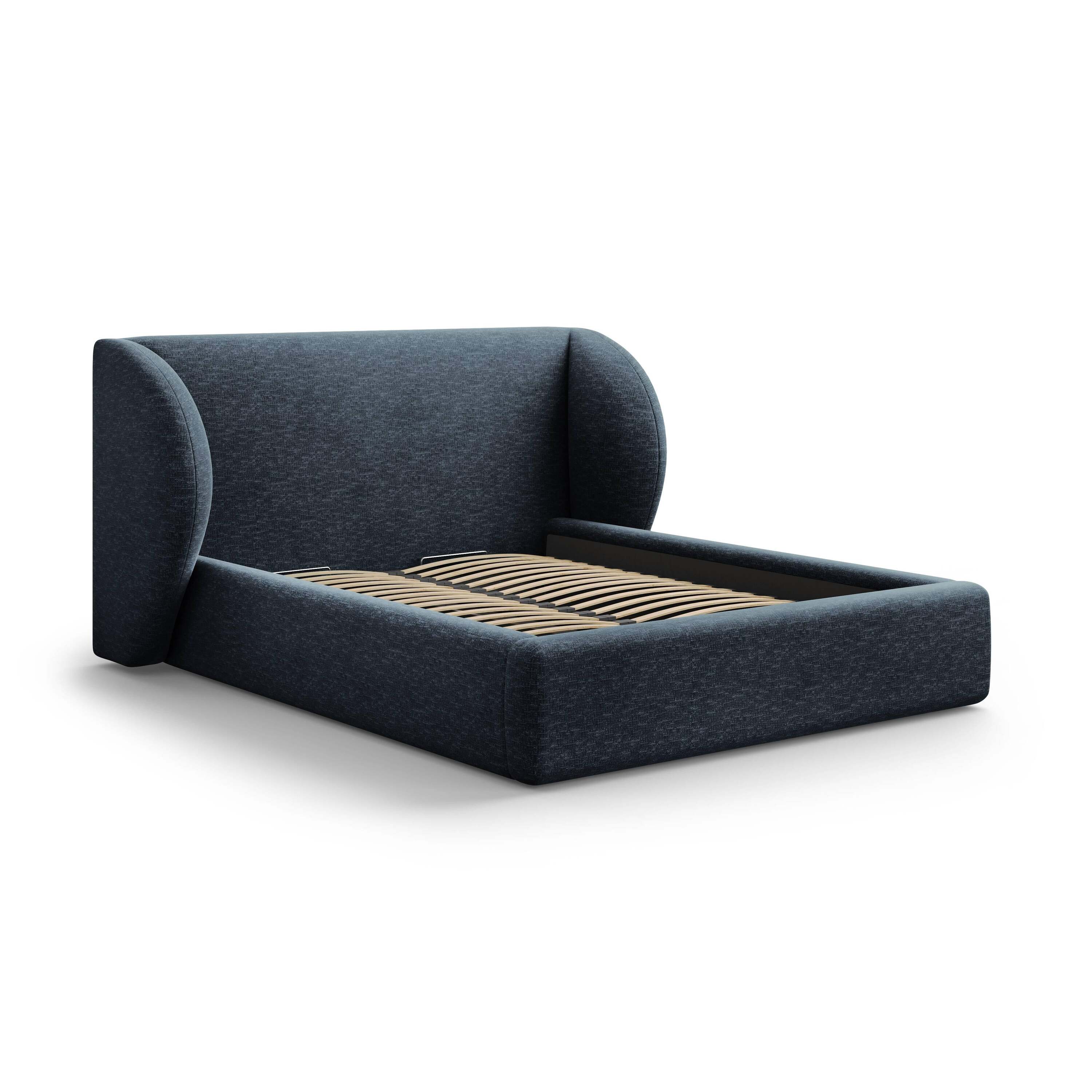 Micadoni Bedframe Miley met Opbergruimte - 180 x 200 cm - Chenille - K