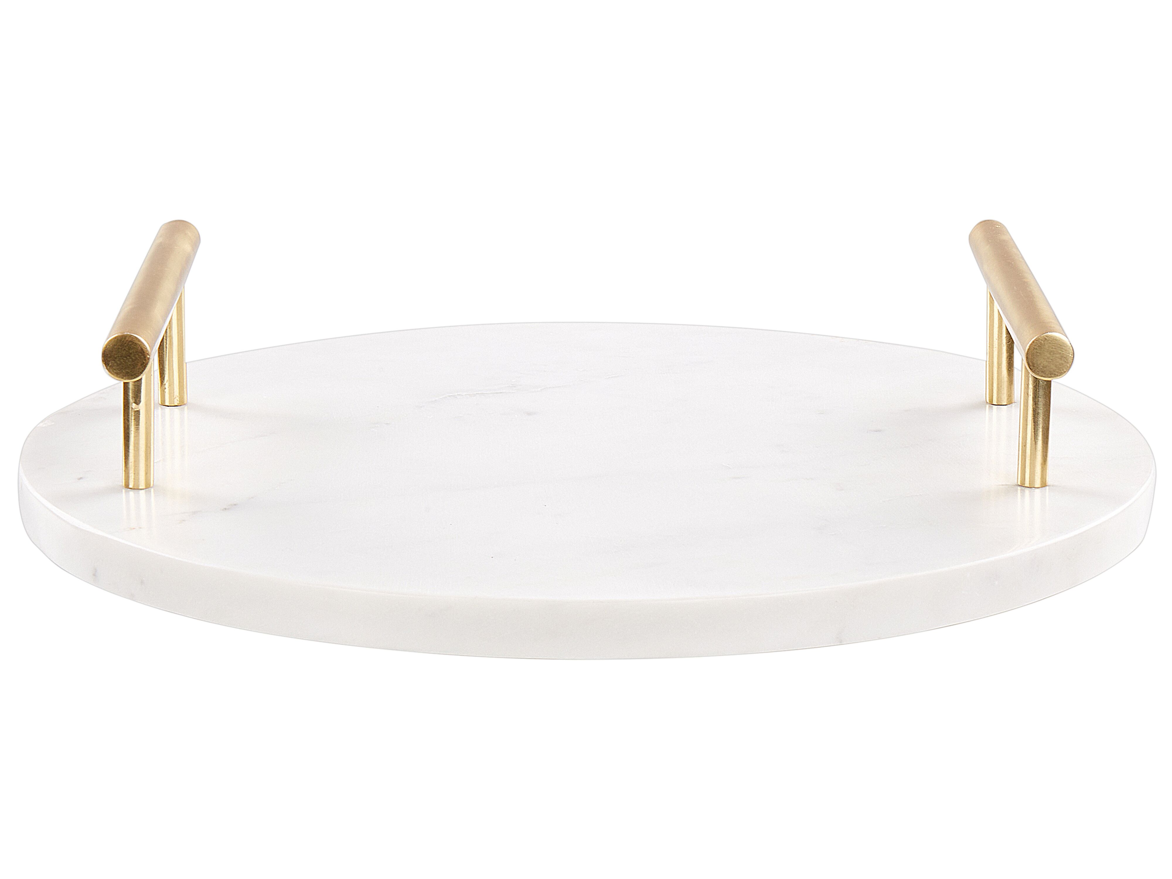 Serving Tray VARGOS Stone White Marble