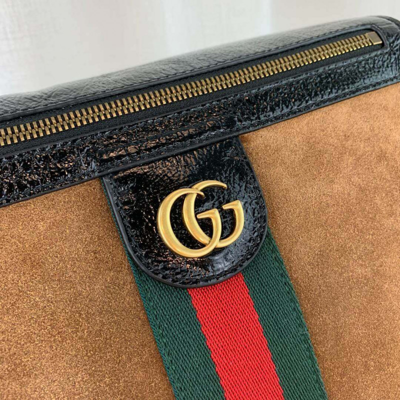 Replica Gucci Ophidia Web Suede Saddle Bag 5236581:1High-quality replica