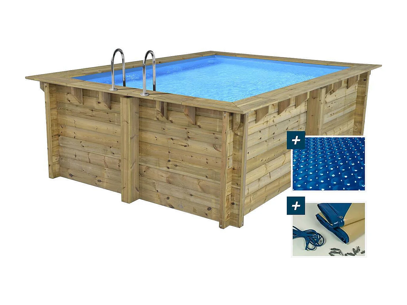 Piscine bois rectangle 