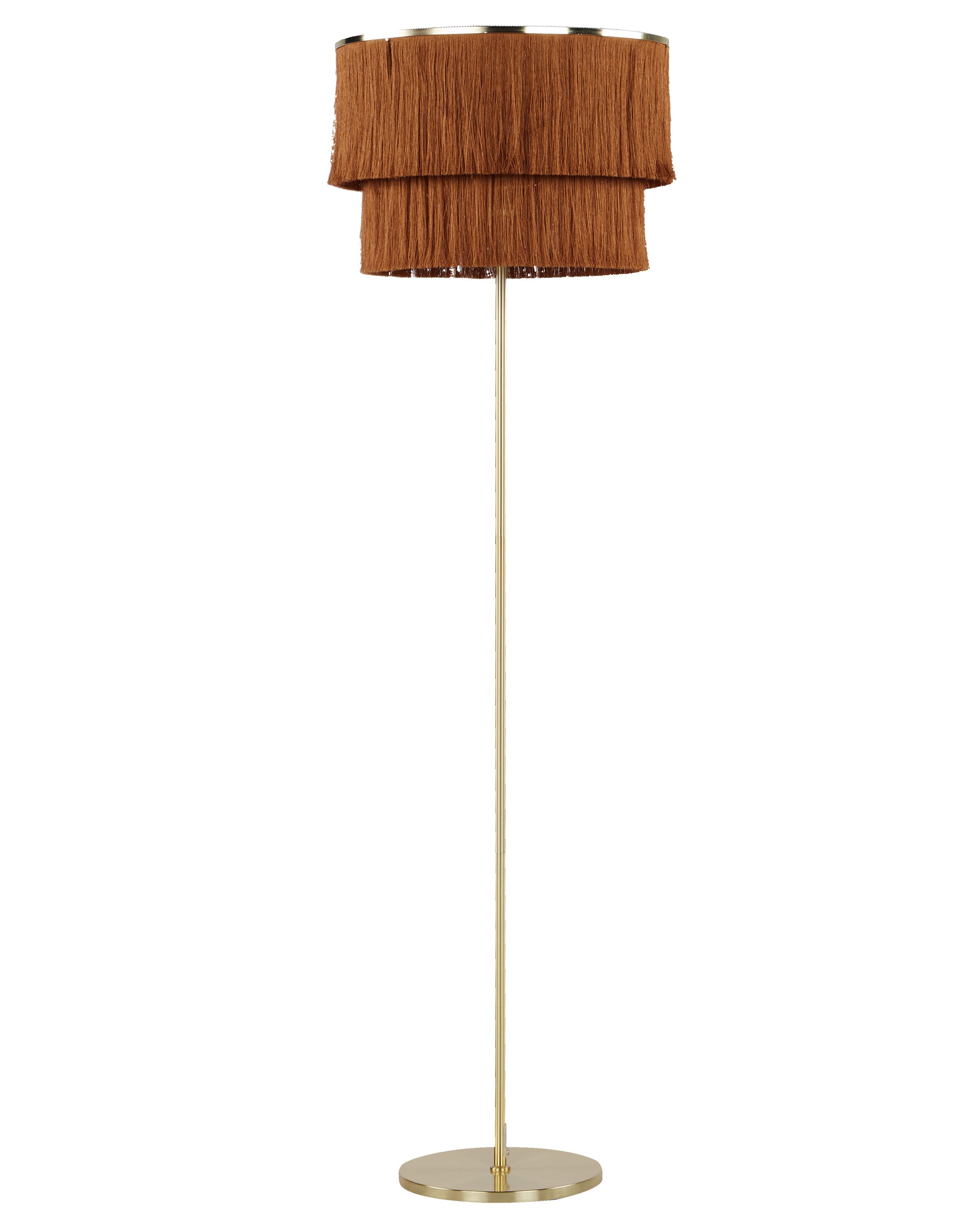 Floor Lamp PERISTERI Metal Brown