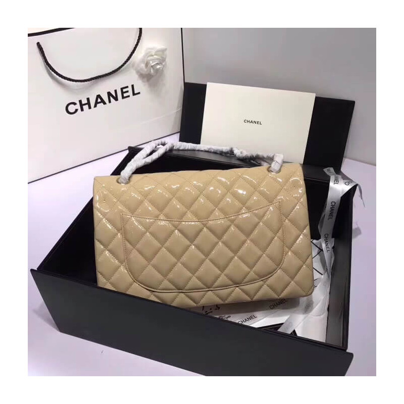 Replica Chanel Pantent Leather 30Cm Classic Flap Bag A11131:1High-quality replica
