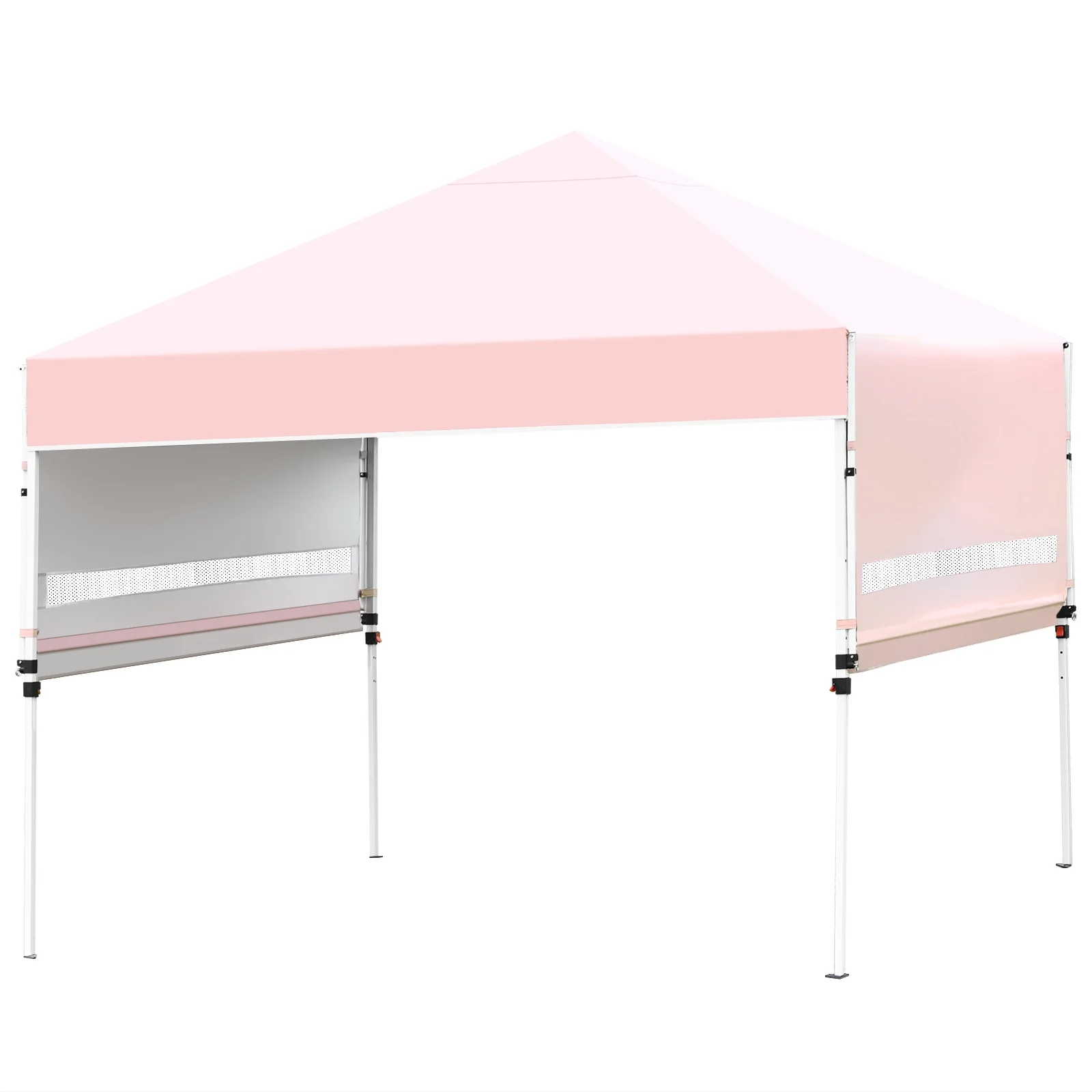 Patiojoy 10x17ft Pop up Canopy 3 Height Adjustment Folding Tent with Roller Bag White - Image 26