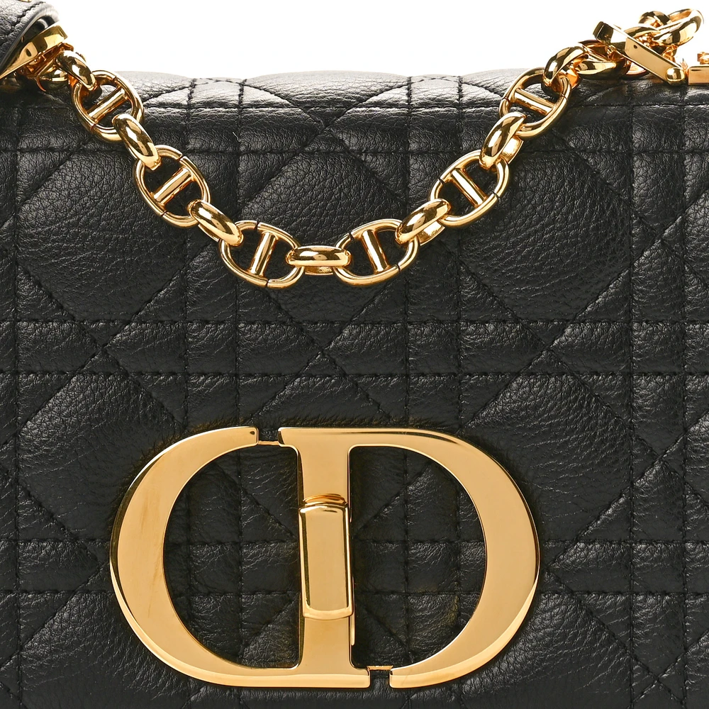 Top Quality Dior Replica Handbags – Black Cannage & Gold Hardware1:1High-quality replica