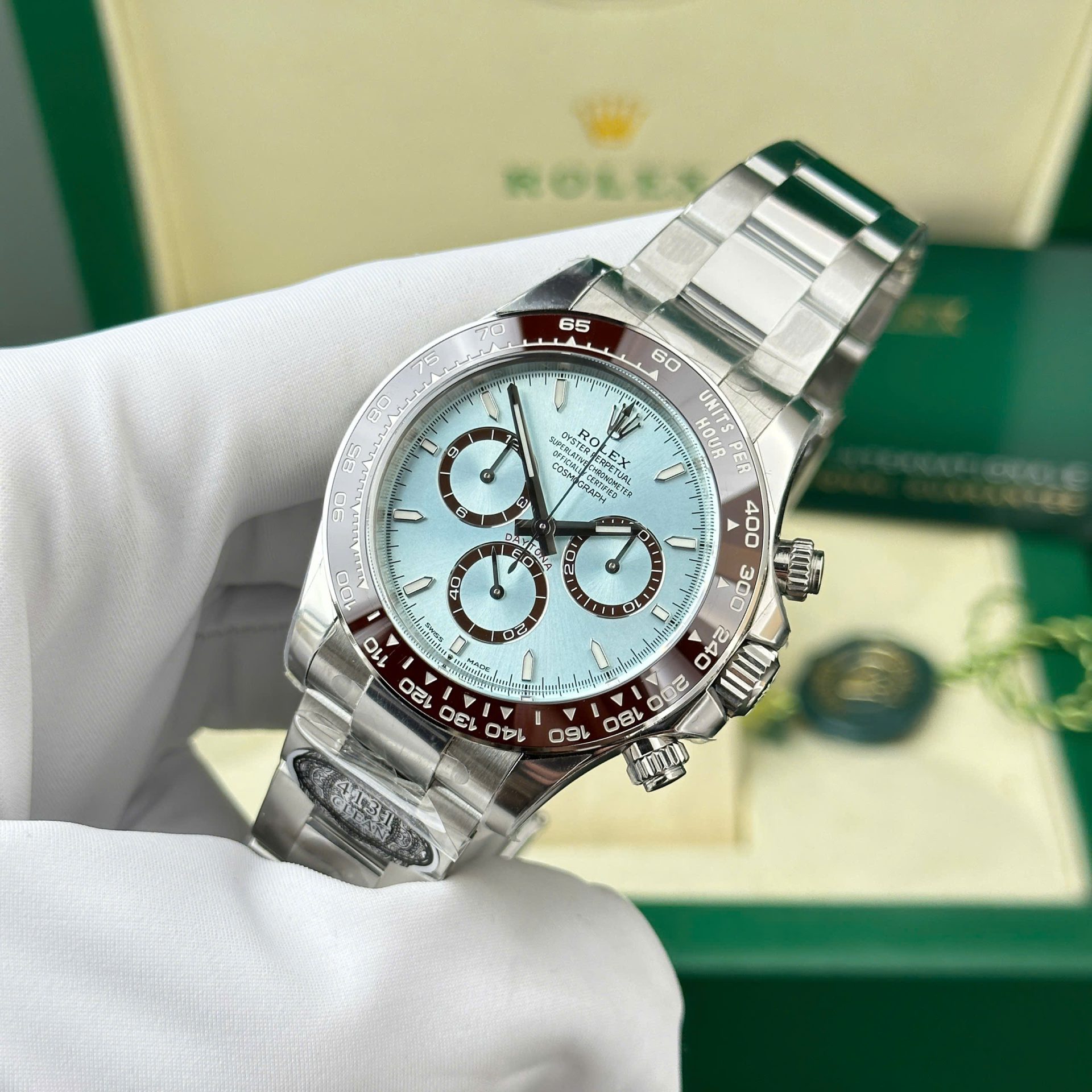 Rolex Cosmograph Daytona 126506 Best Replica Watch Dial Ice Blue Clean Factory 40mm - Elite Watch Atelier