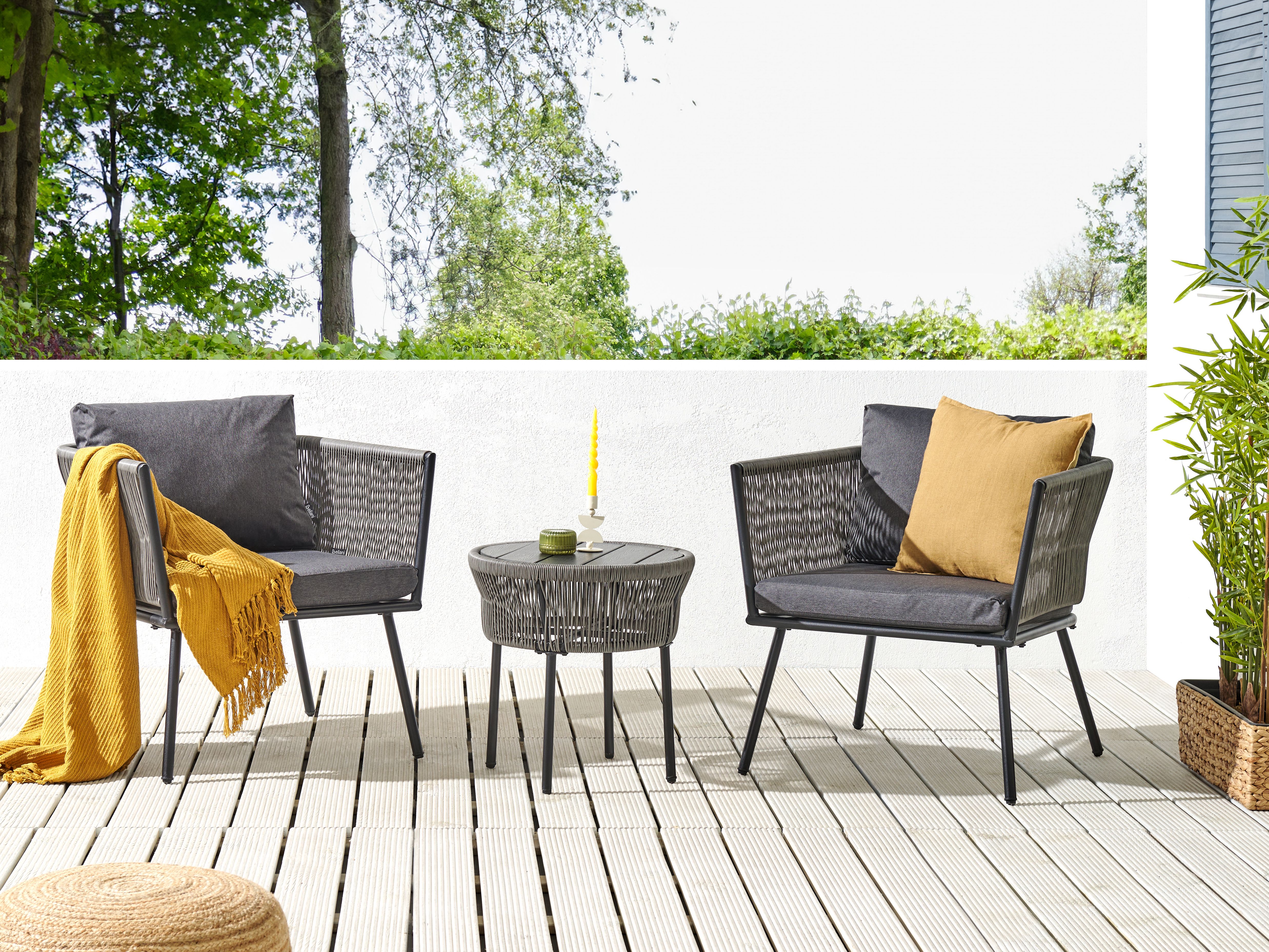 Outdoor Cushion Cover Set GARGANO Grey