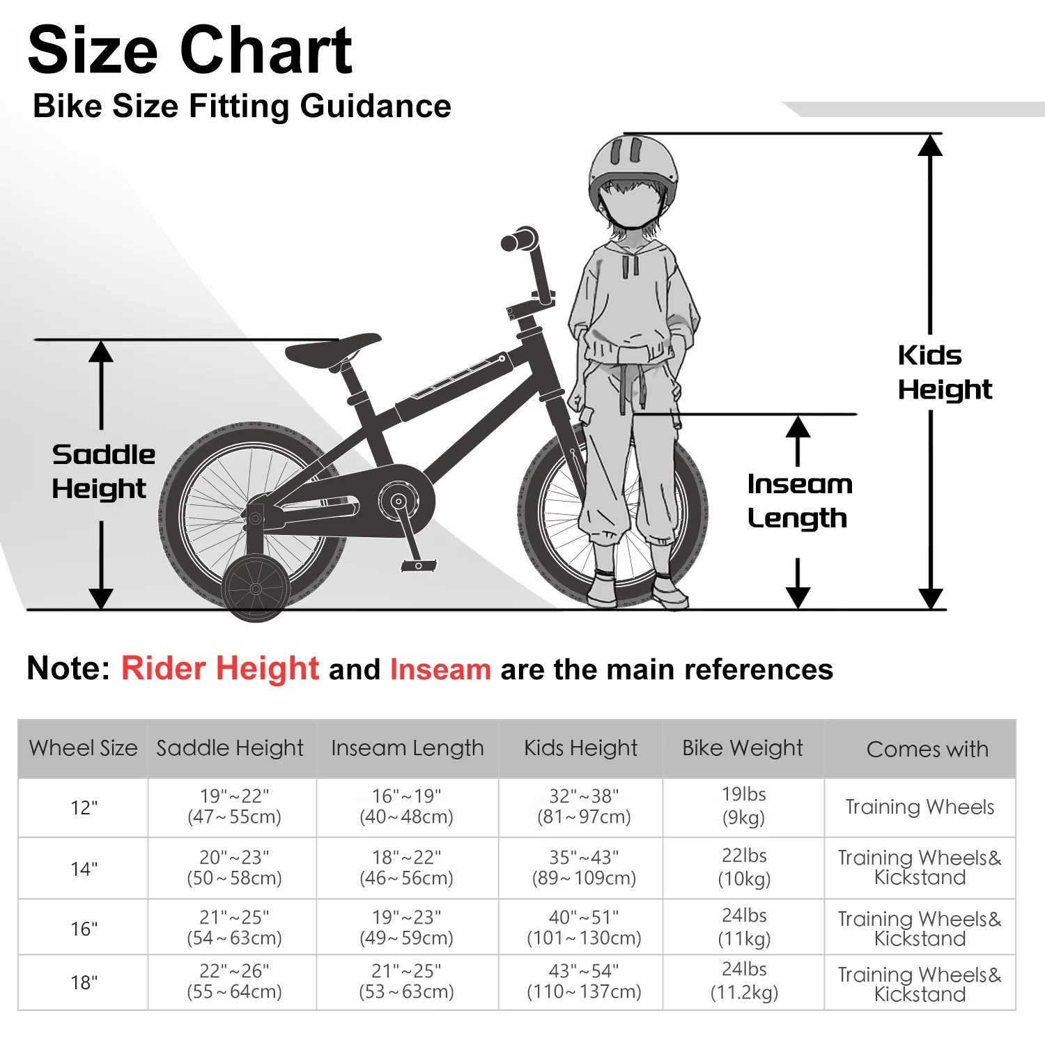 Glerc 14 Inch Little Kids Bike BMX Style Bicycle with Training Wheels Coaster Brake for 3 4 5 Years Old Boys Girls, Blue - Image 8