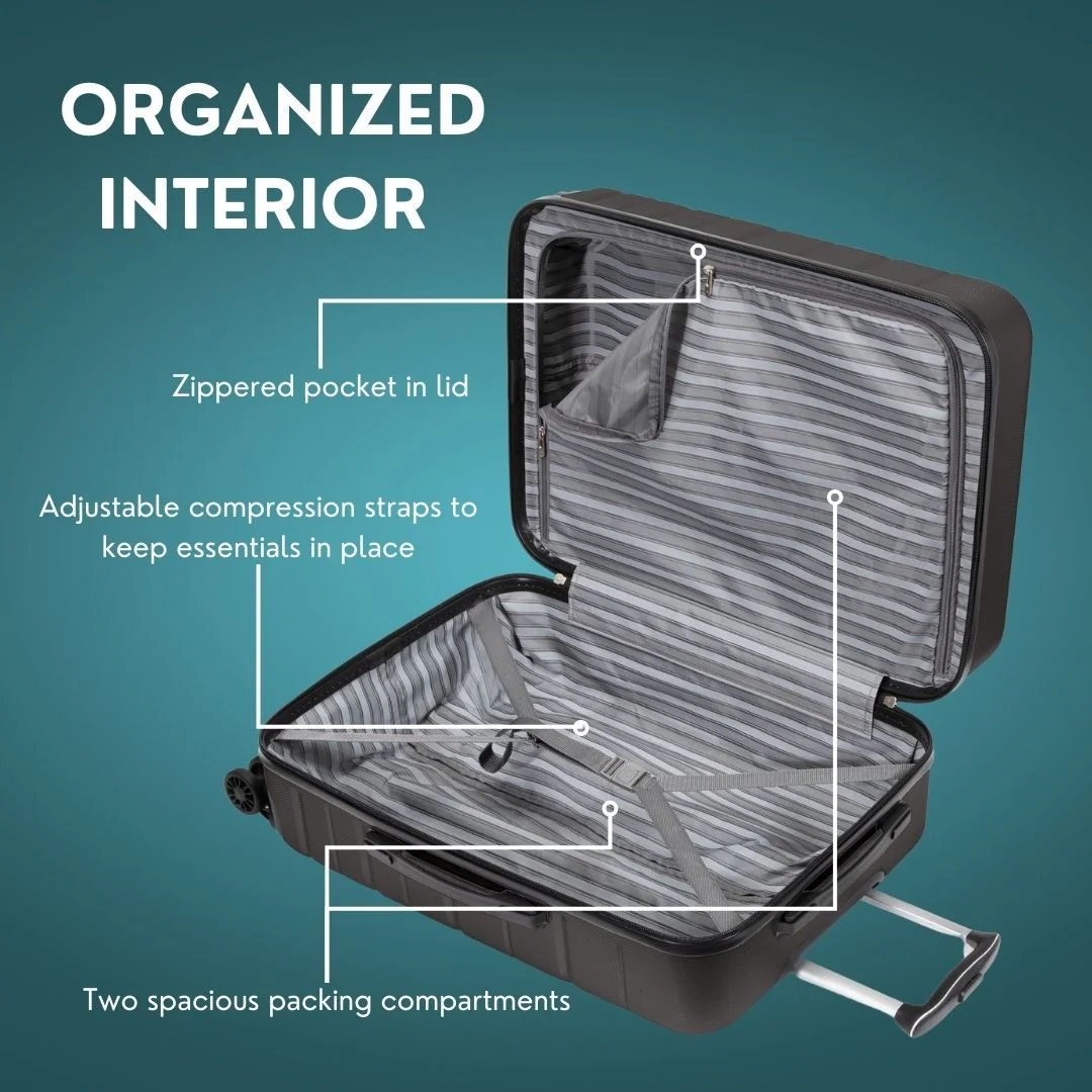 Skyway Luggage Epic 2.0 24" Hardside 8-Wheel Medium Check-In Spinner - Image 36