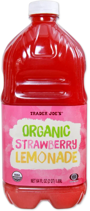 Organic Strawberry Lemonade – Fruity Citrus Berry Drink 64 Fl Oz