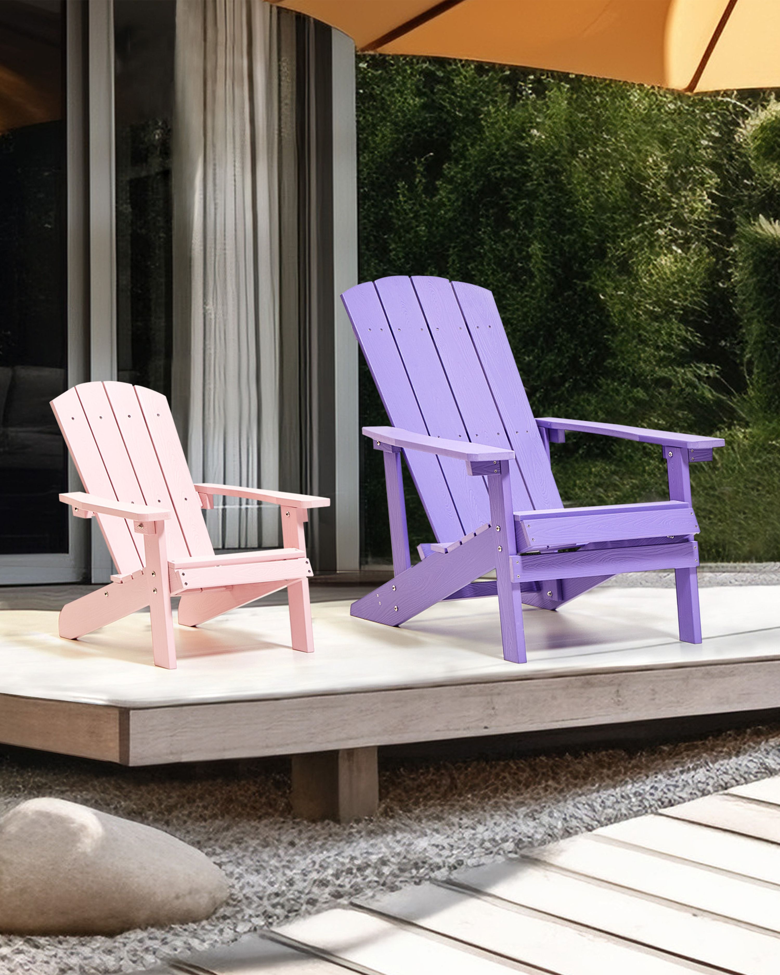 Kids Chair ADIRONDACK Pastel Pink