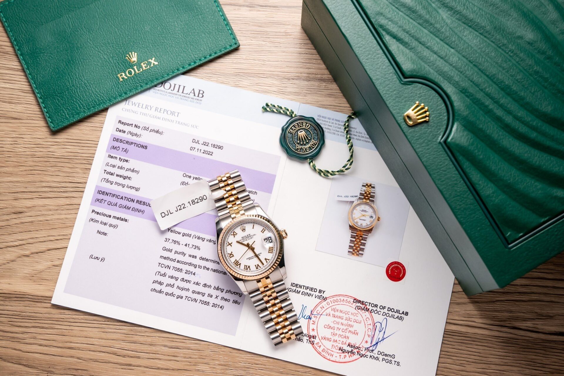 Rolex DateJust 126233 Replica Watch Gold Wrapped White Dial GM Factory 36mm - Elite Watch Atelier