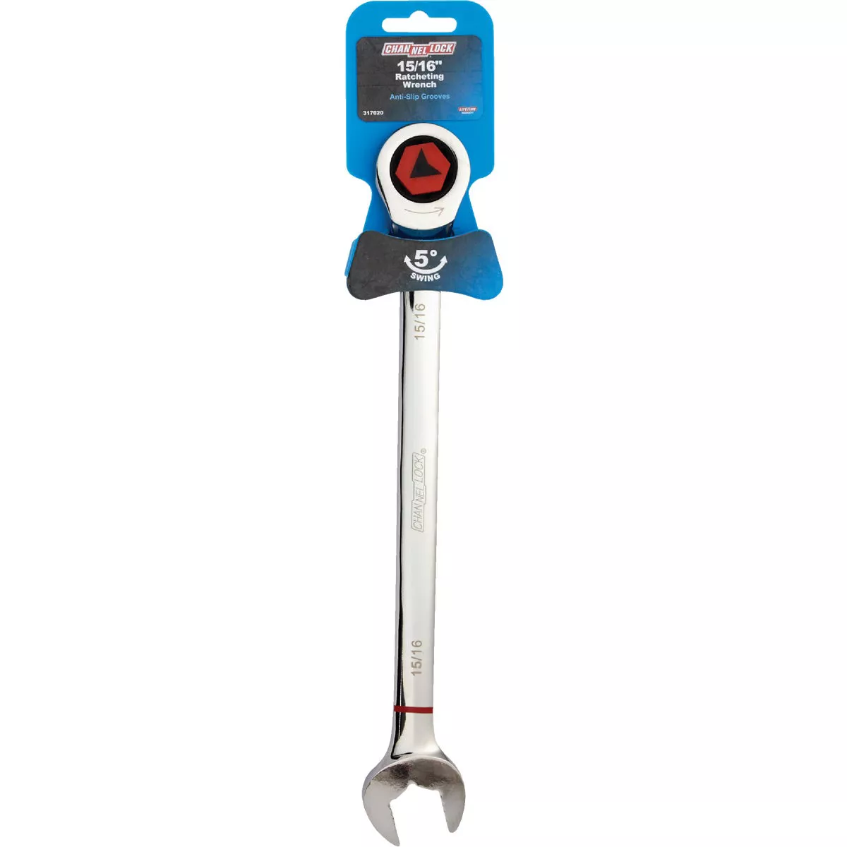 Channellock Standard 15/16 In. 12-Point Ratcheting Combination Wrench