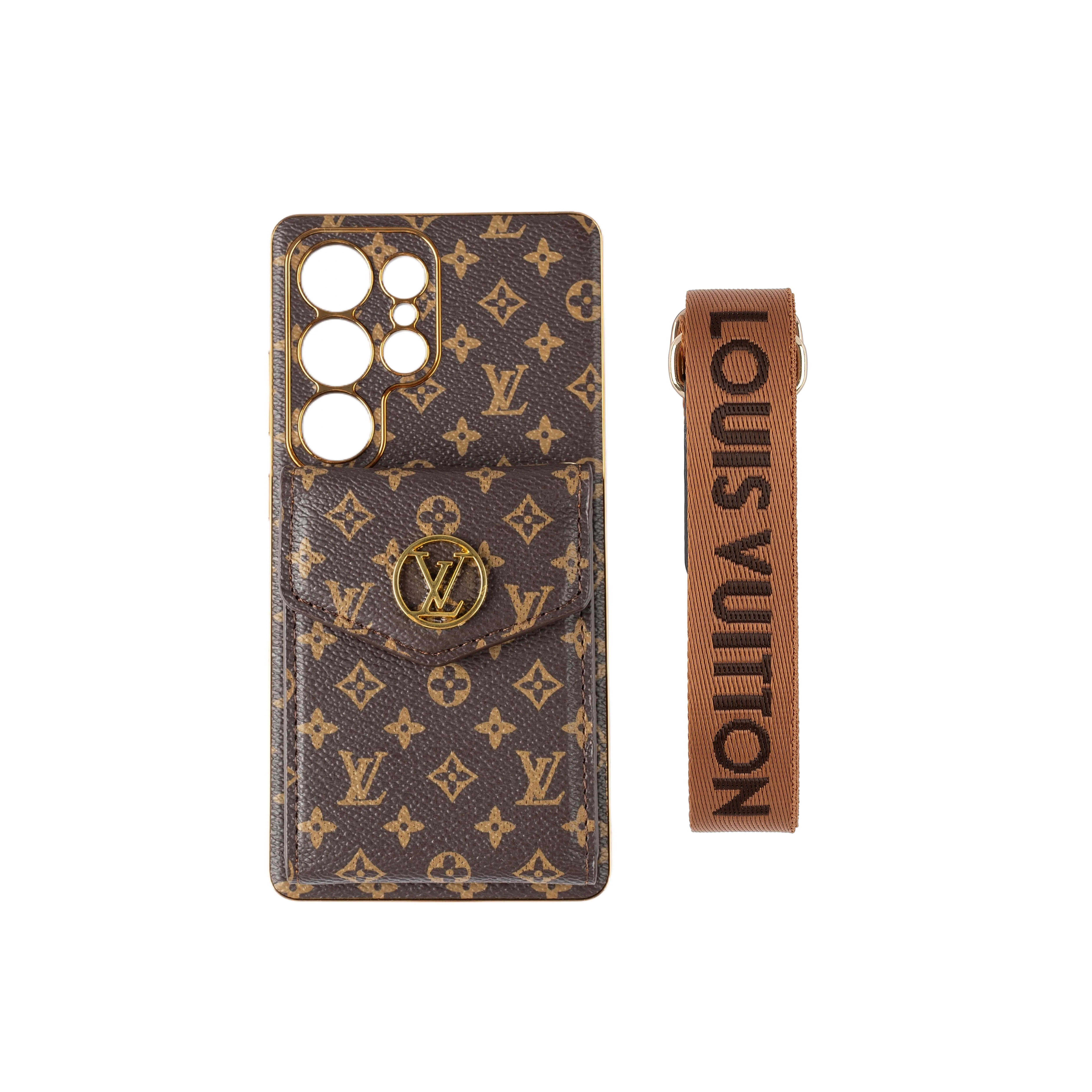Advanced Leather Samsung Phone Case with Wallet and Strap.02 - Wholesale & Influencer