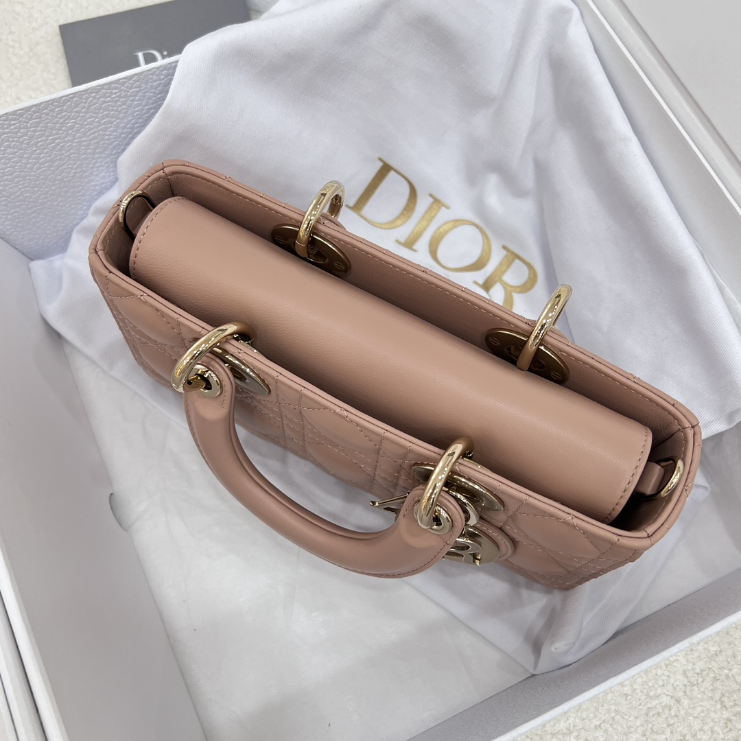 Dior Medium Lady D-Joy Bag Pink For Women 8,7in/22cm1:1High-quality replica