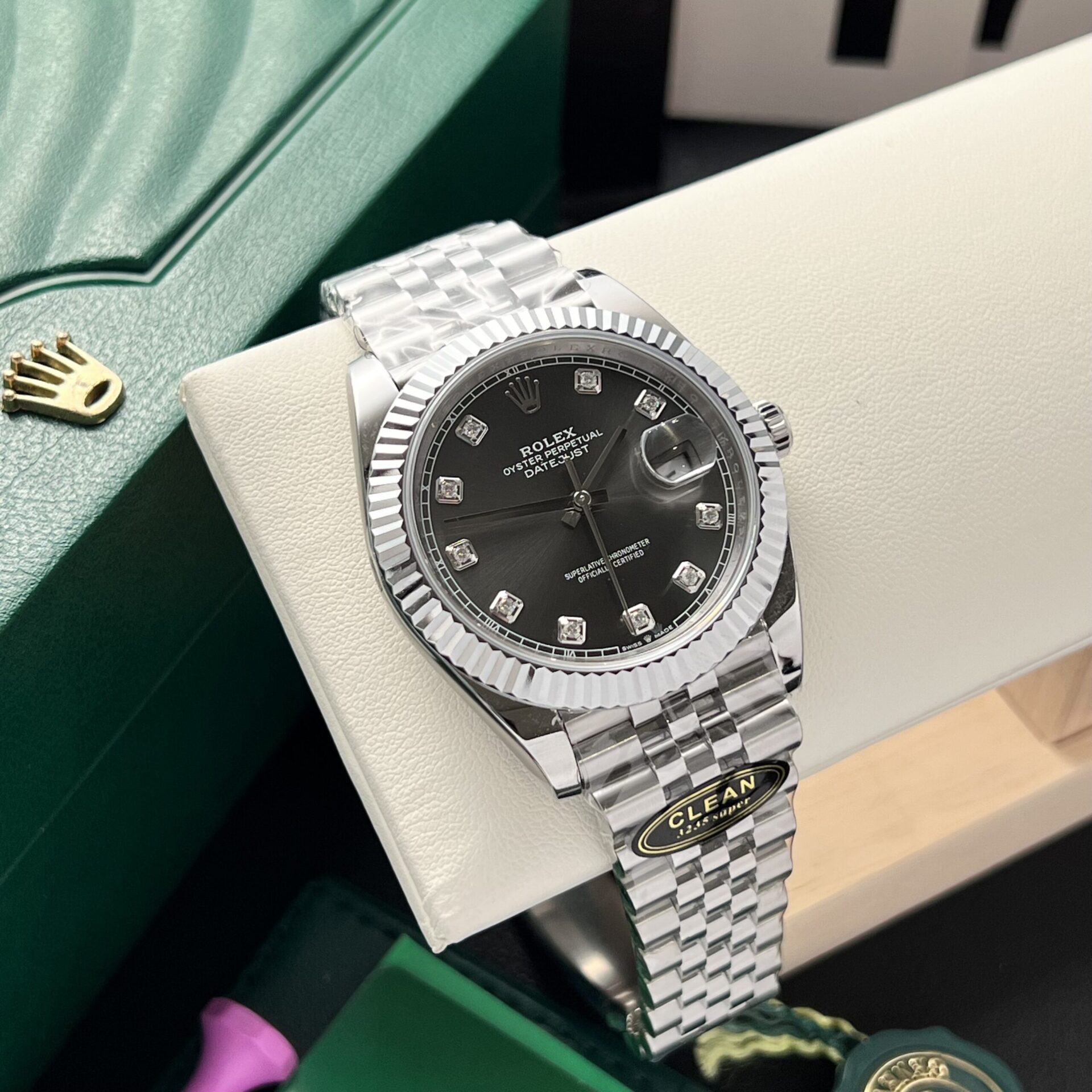 Rolex Datejust 126334 Replica Watch Strap Jubilee Clean Factory 41mm - Elite Watch Atelier