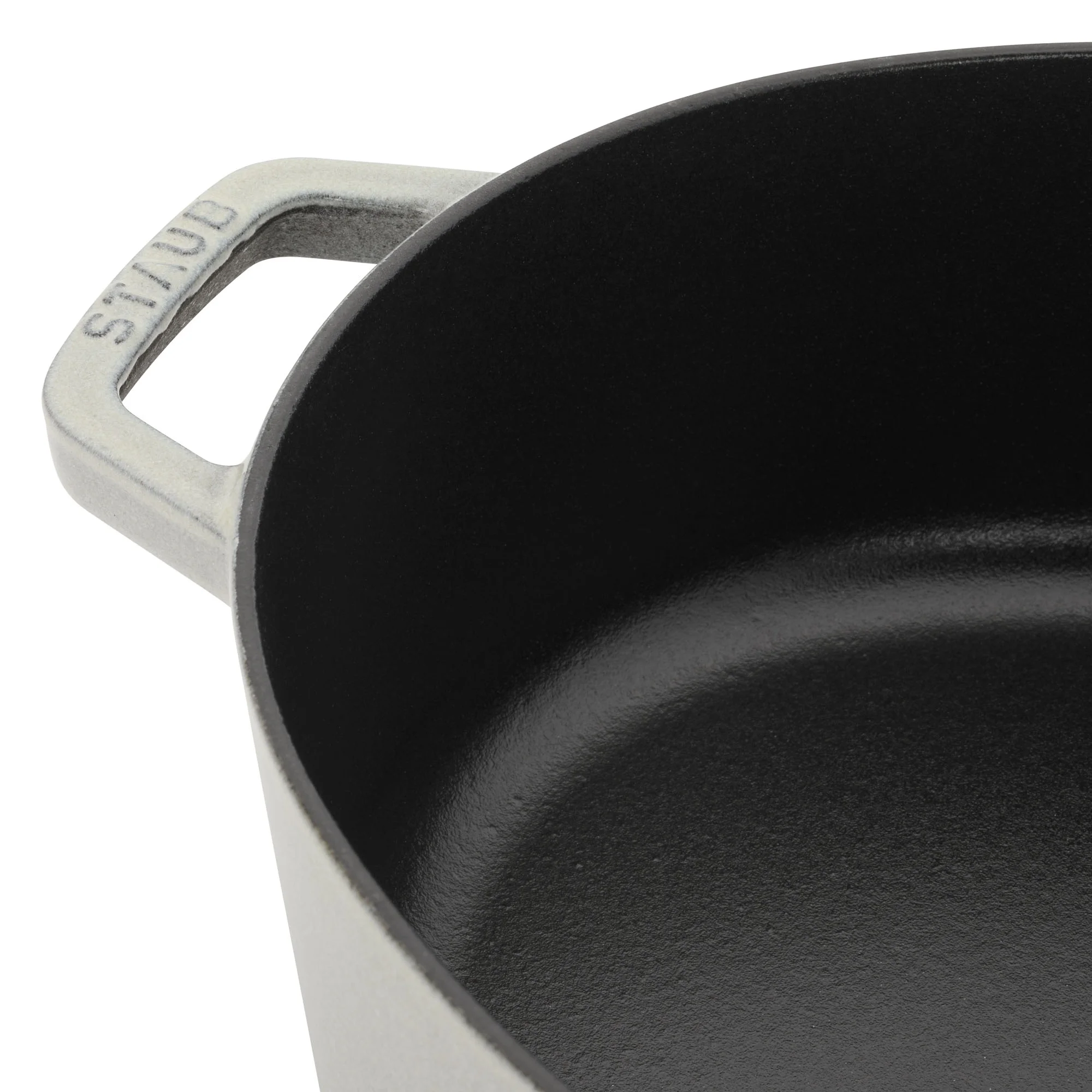 Staub Cast Iron 6.25-qt Shallow Oval Dutch Oven - Citron - Image 61