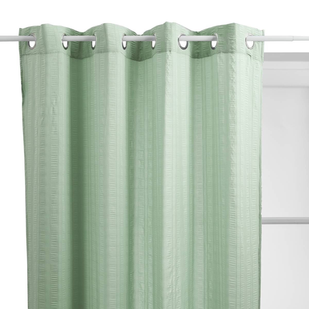 Sheer Curtain "Noa" Celadon Green, 240x140 cm