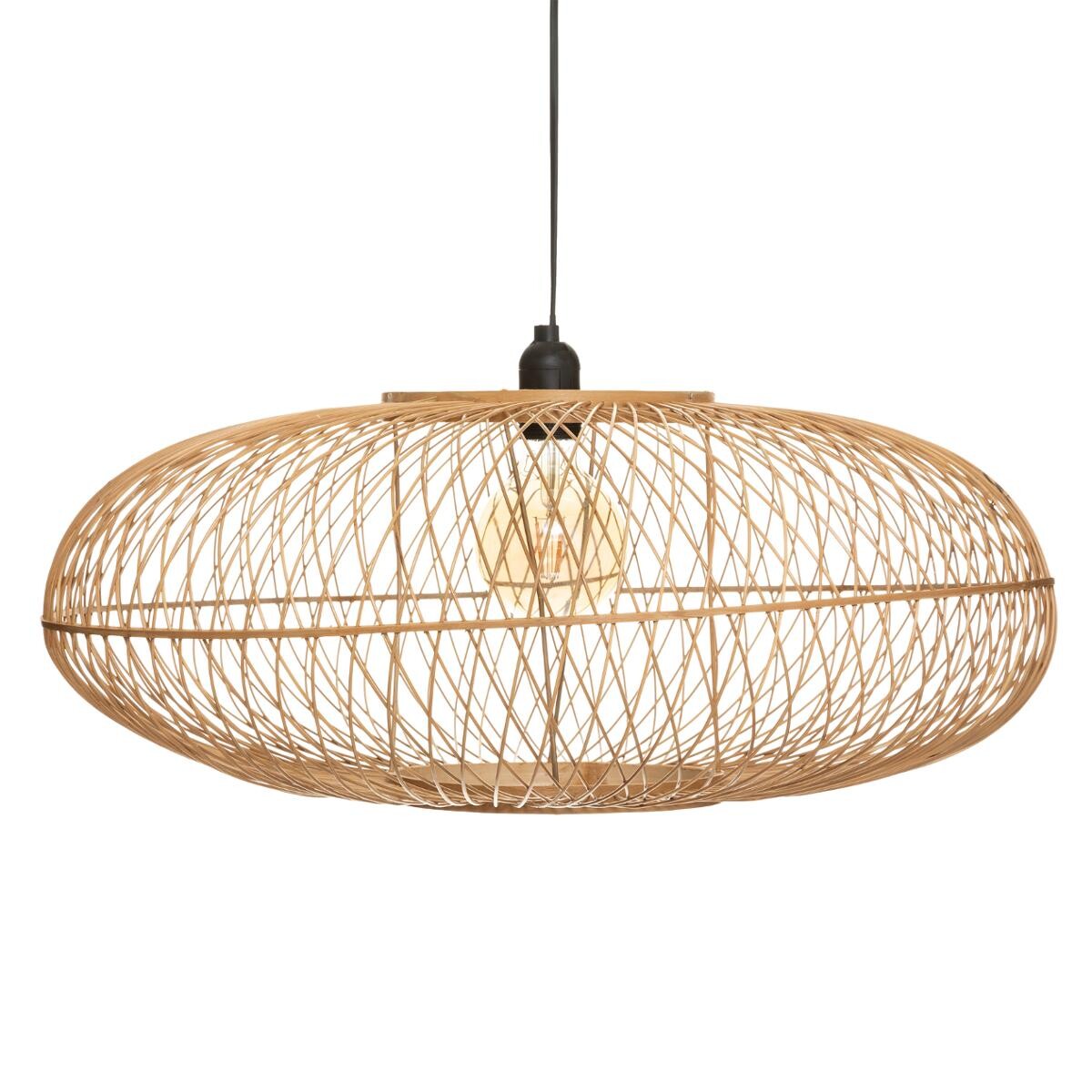 Suspension lamp "Loren" Bamboo, D.60 cm