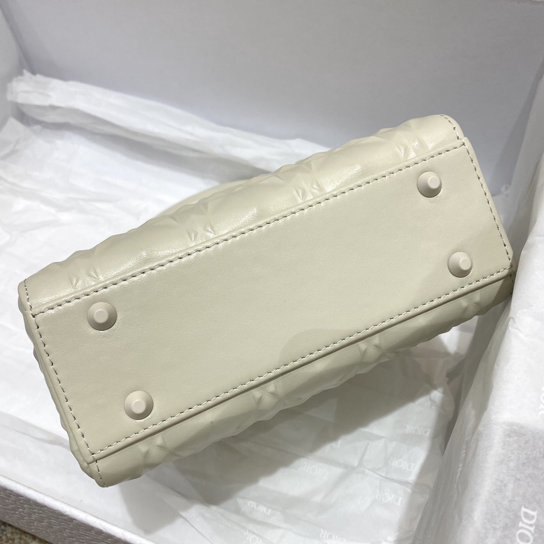 Dior Christian Dior Mini Lady Bag White For Women 6.5in/17cm1:1High-quality replica