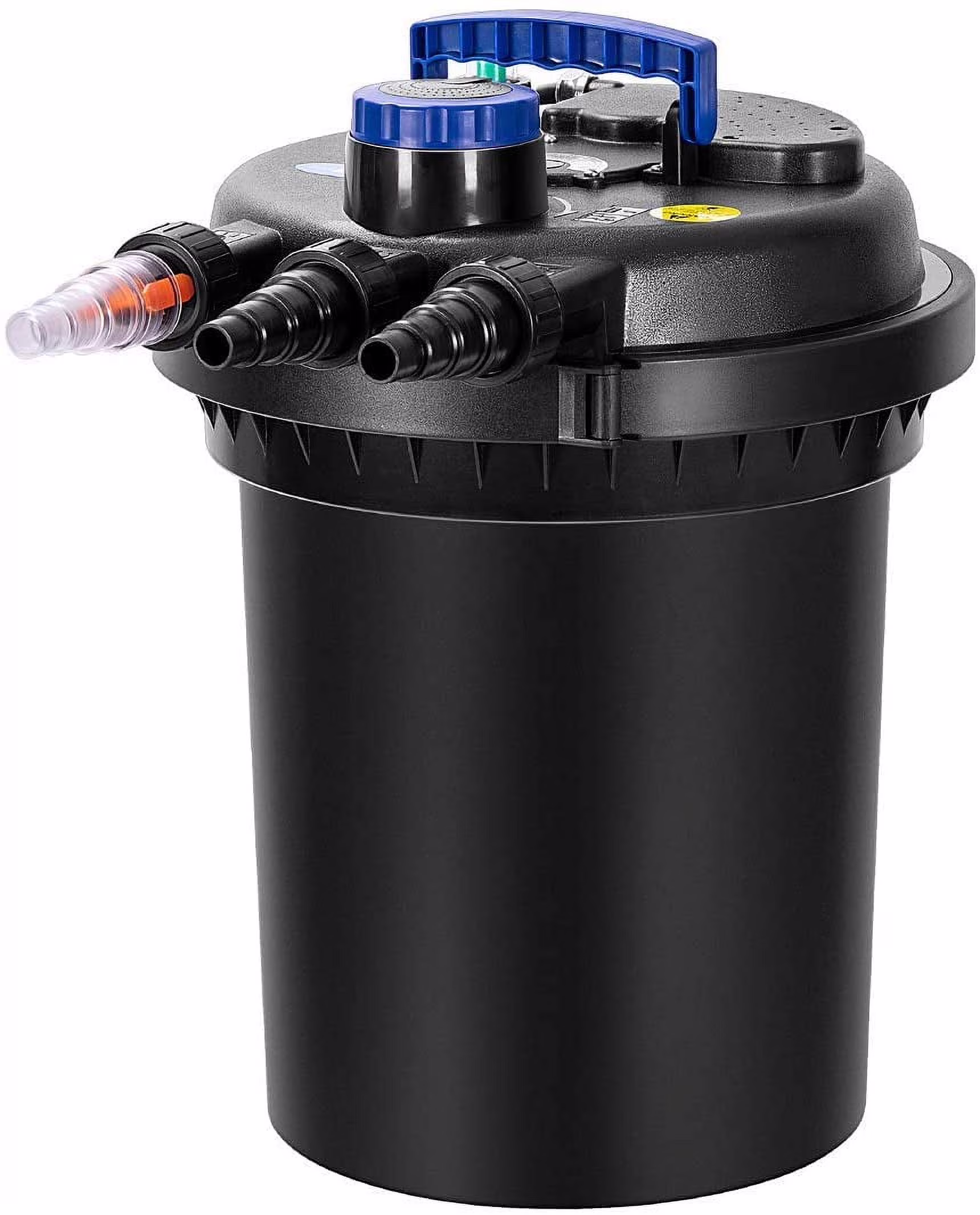 SPECSTAR Pressurized Biological Pond Filter with 13-watt Light, 1580 GPH Suitable for Koi Ponds up to 800 Gallons or Ornamental Ponds up to 1600 Gallons - Image 5