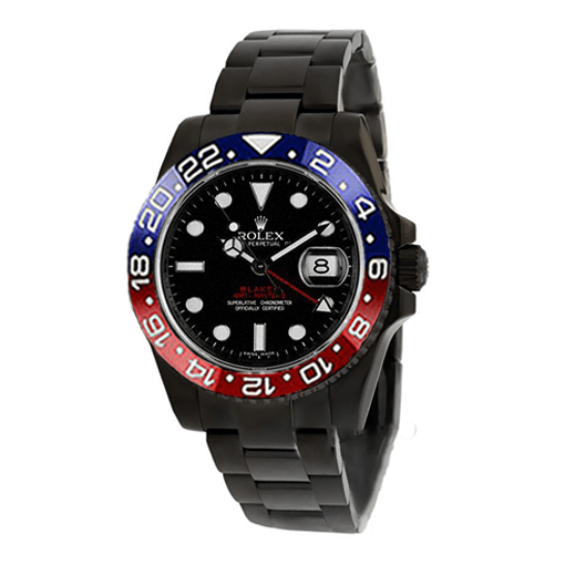 Rolex Blaken 126710BLRO-0001 Pepsi Black Dial Replica - Elite Watch Atelier