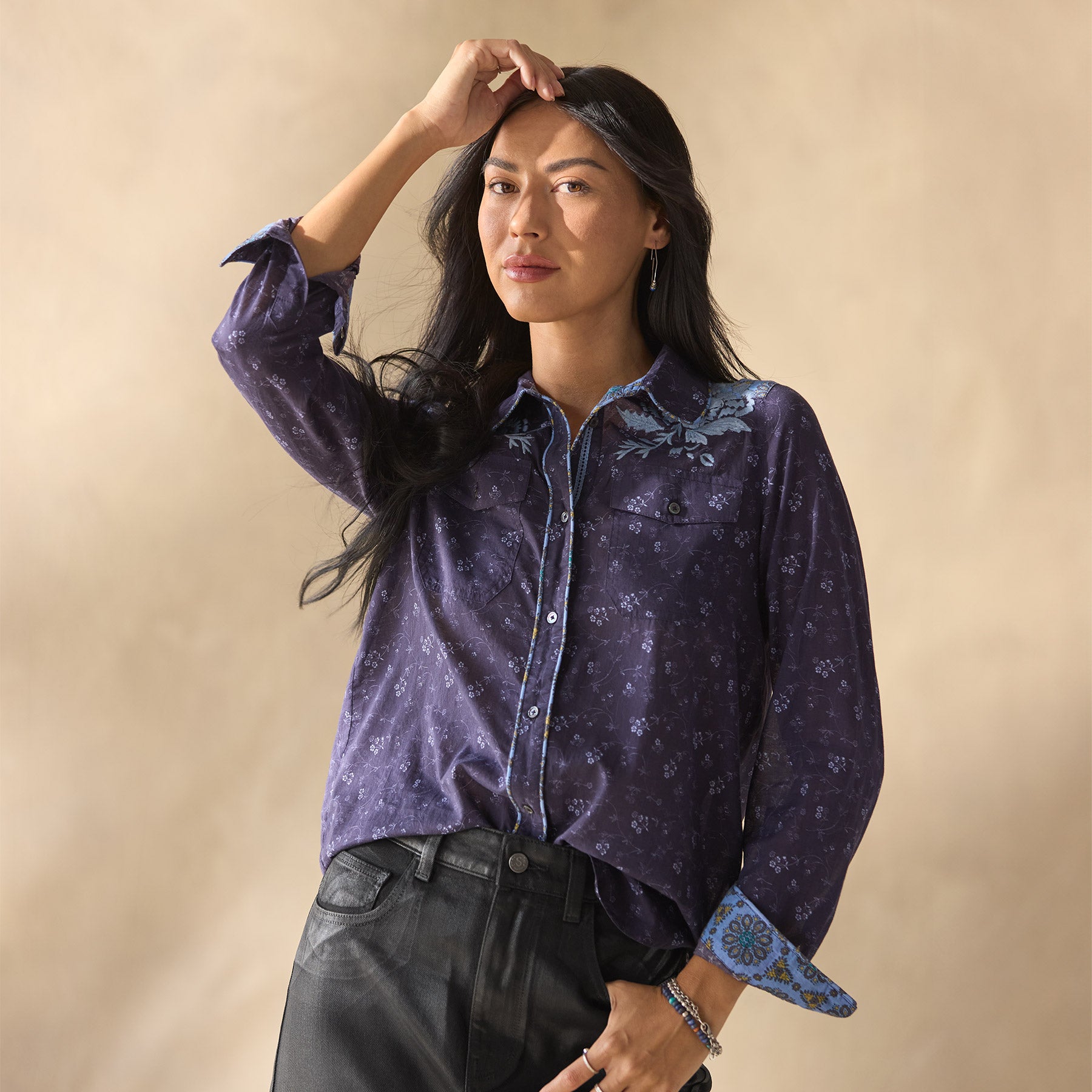 Joyous Day Shirt, Petite - Sundance Clothing