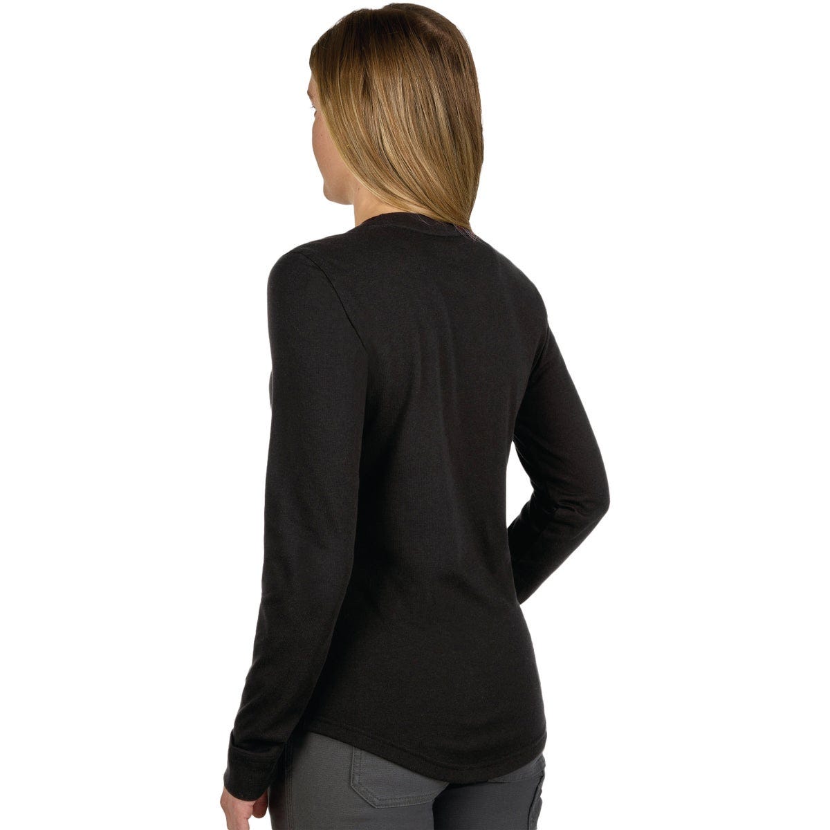 Milwaukee FREEFLEX Women's Small Black Long Sleeve Hybrid T-Shirt