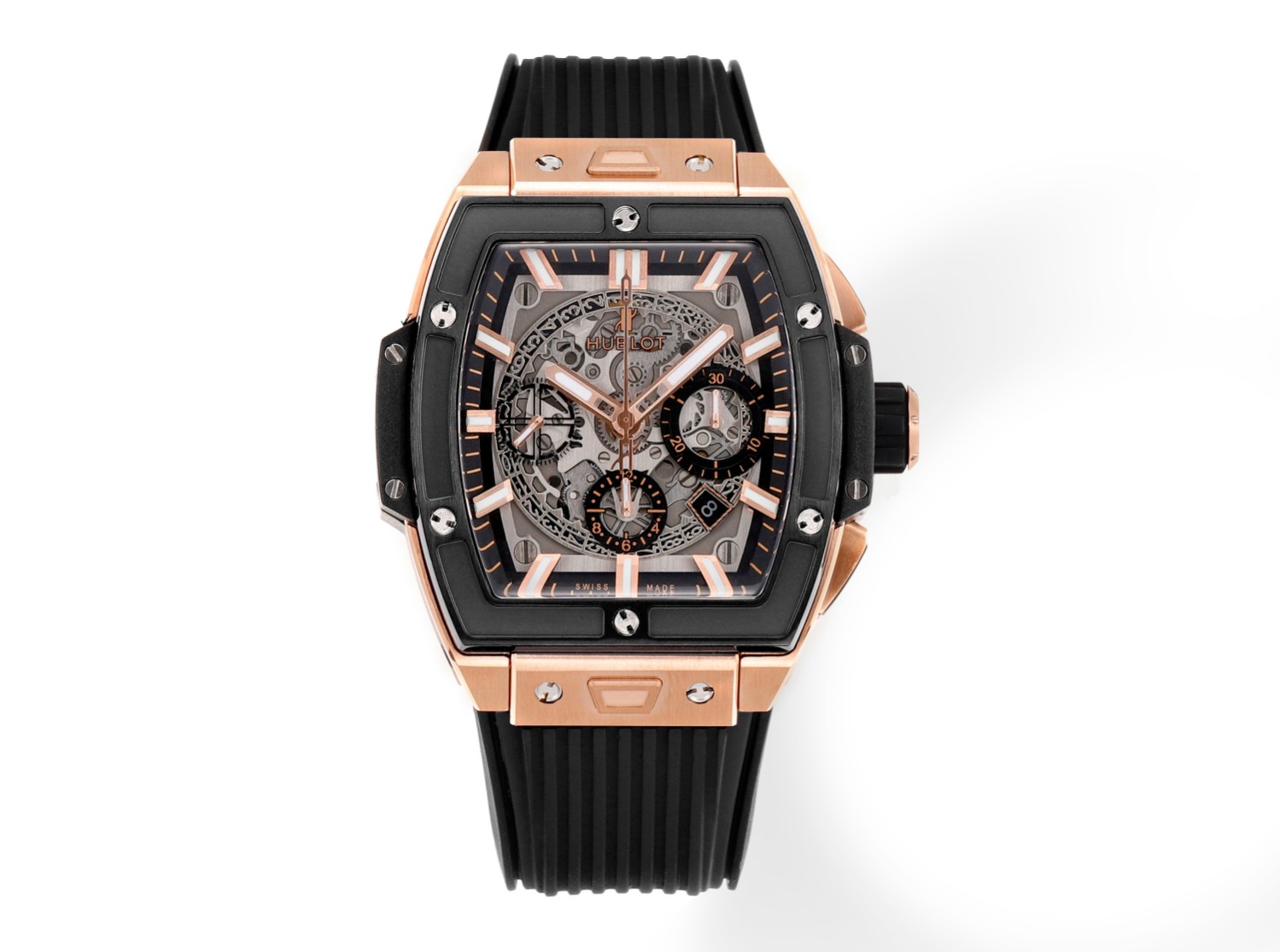 Hublot Spirit of Big Bang Textured Rubber Strap(1:1 replica) - Elite Watch Atelier