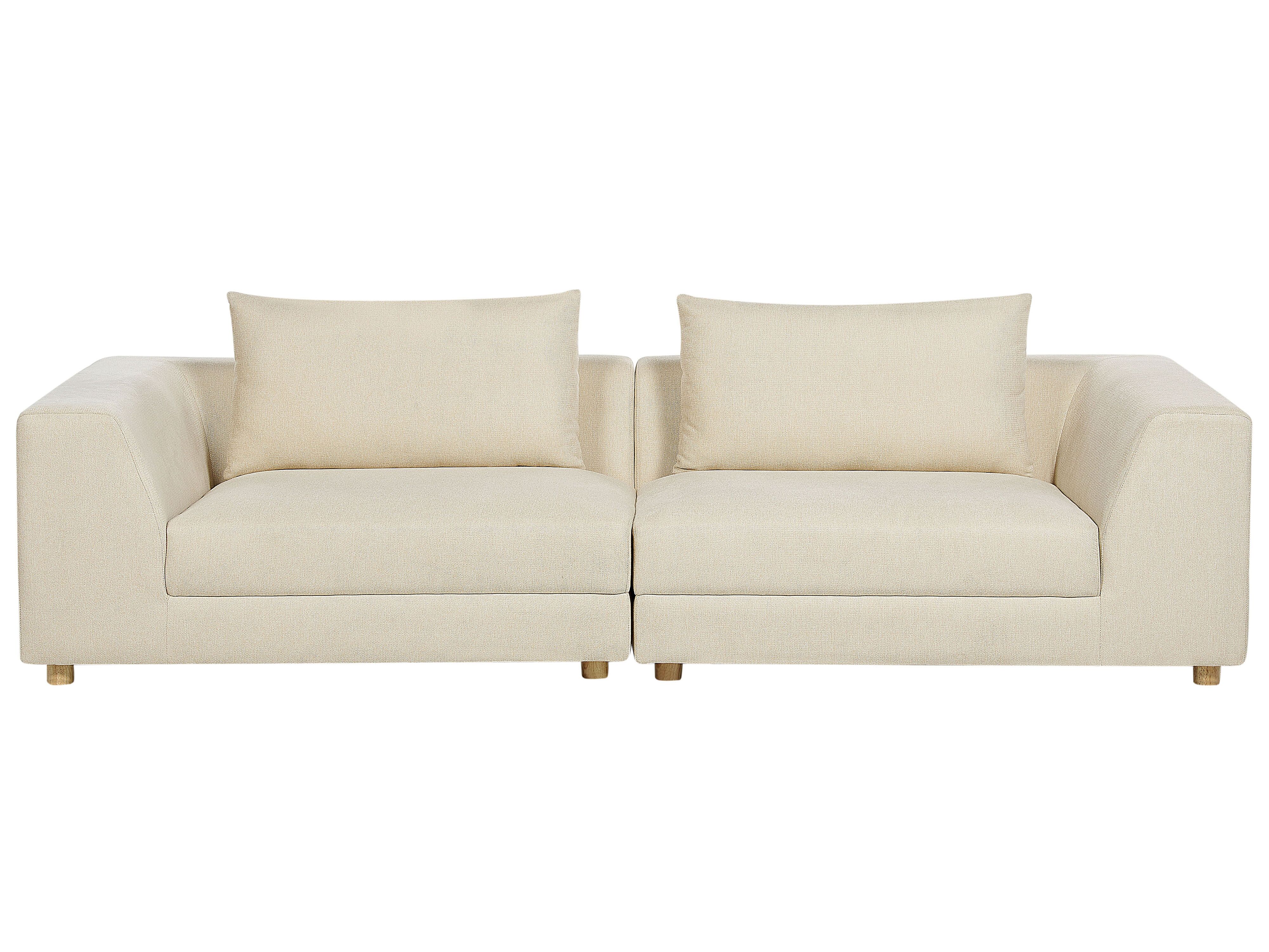 Sofa 3 Seater LERMON Fabric Beige