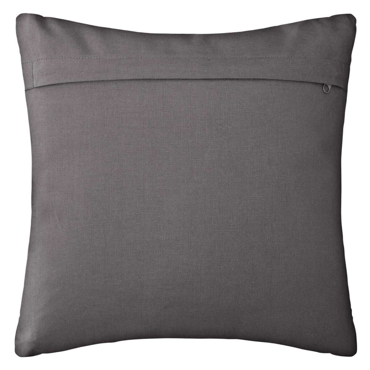 Pattern cushion "Otto" Gray, 38x38 cm