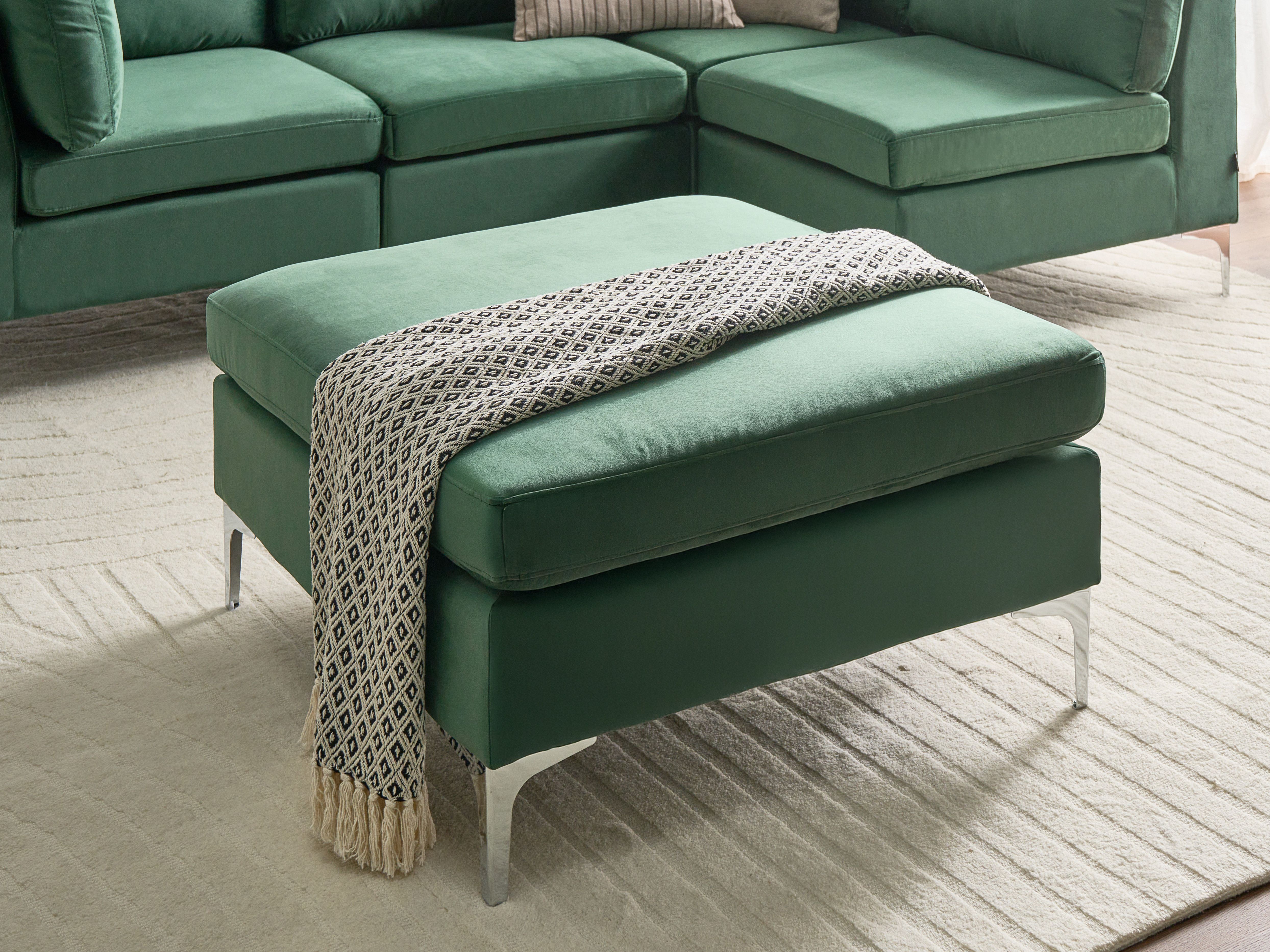 Ottoman EVJA Velvet Green
