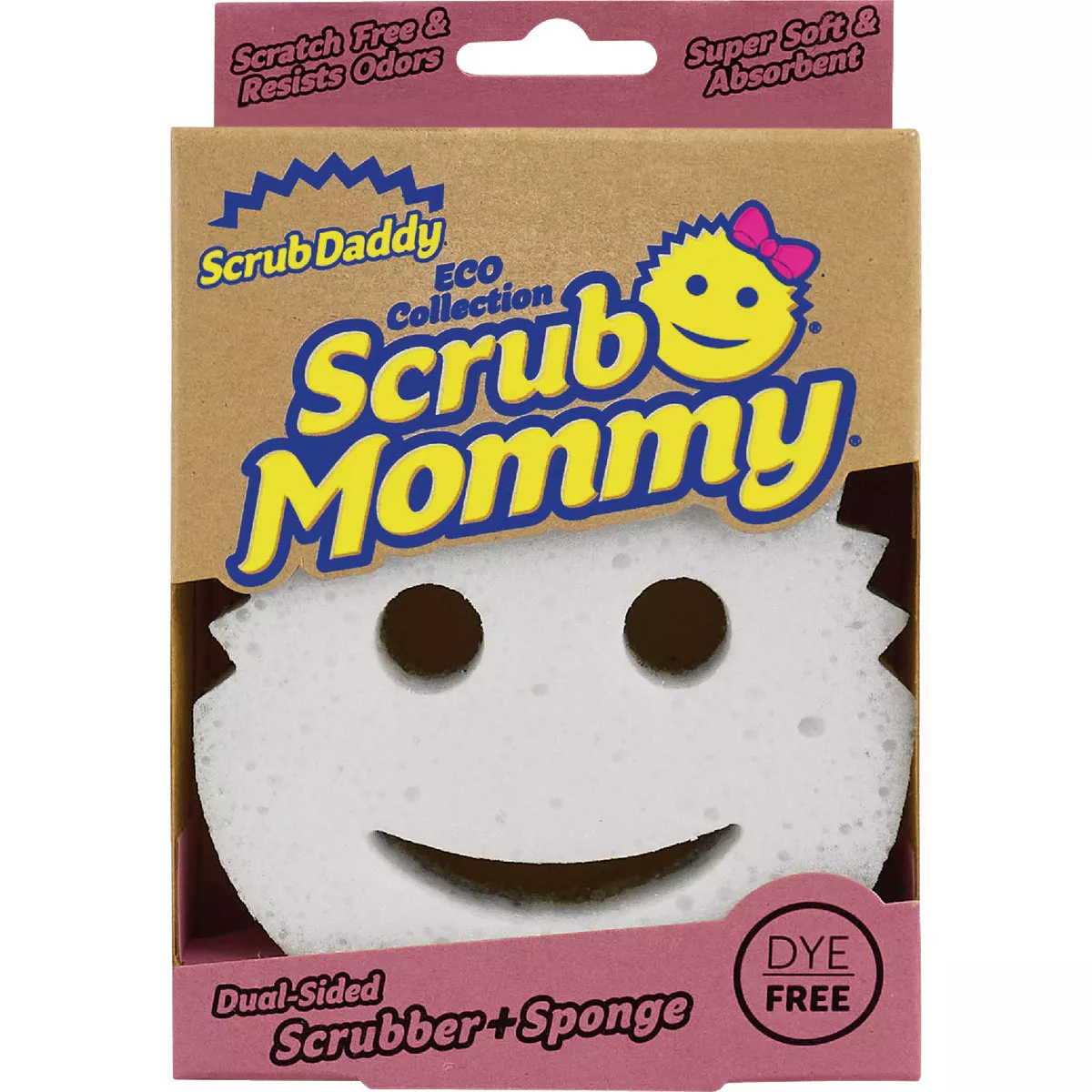 Scrub Daddy Eco Collection Scrub Mommy Dye Free Scrubber