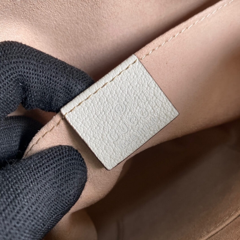 Replica Gucci Ophidia Gg Small Shoulder Bag In White Gg Canvas1:1High-quality replica