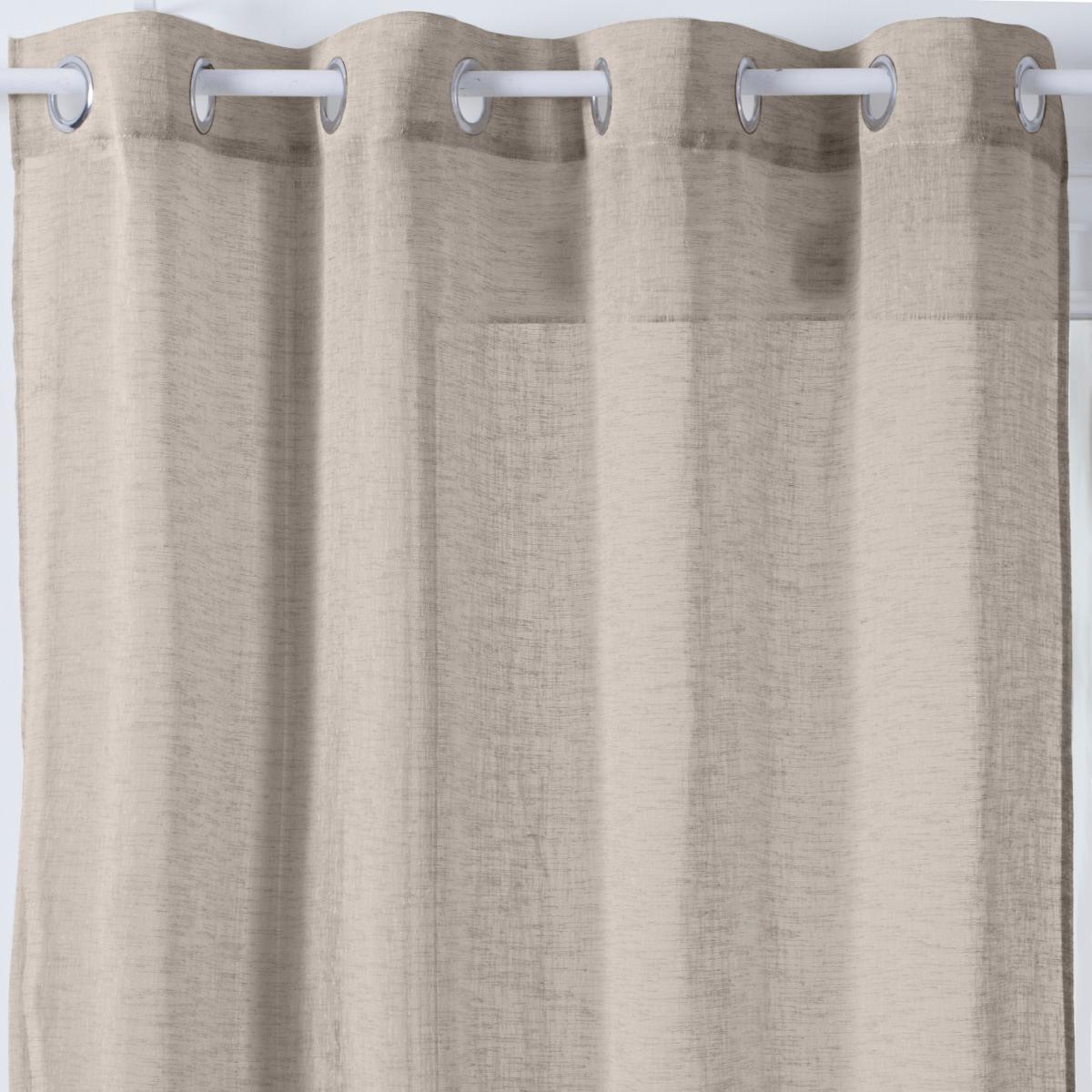 Sheer curtain "Fred" Beige, 140x240 cm