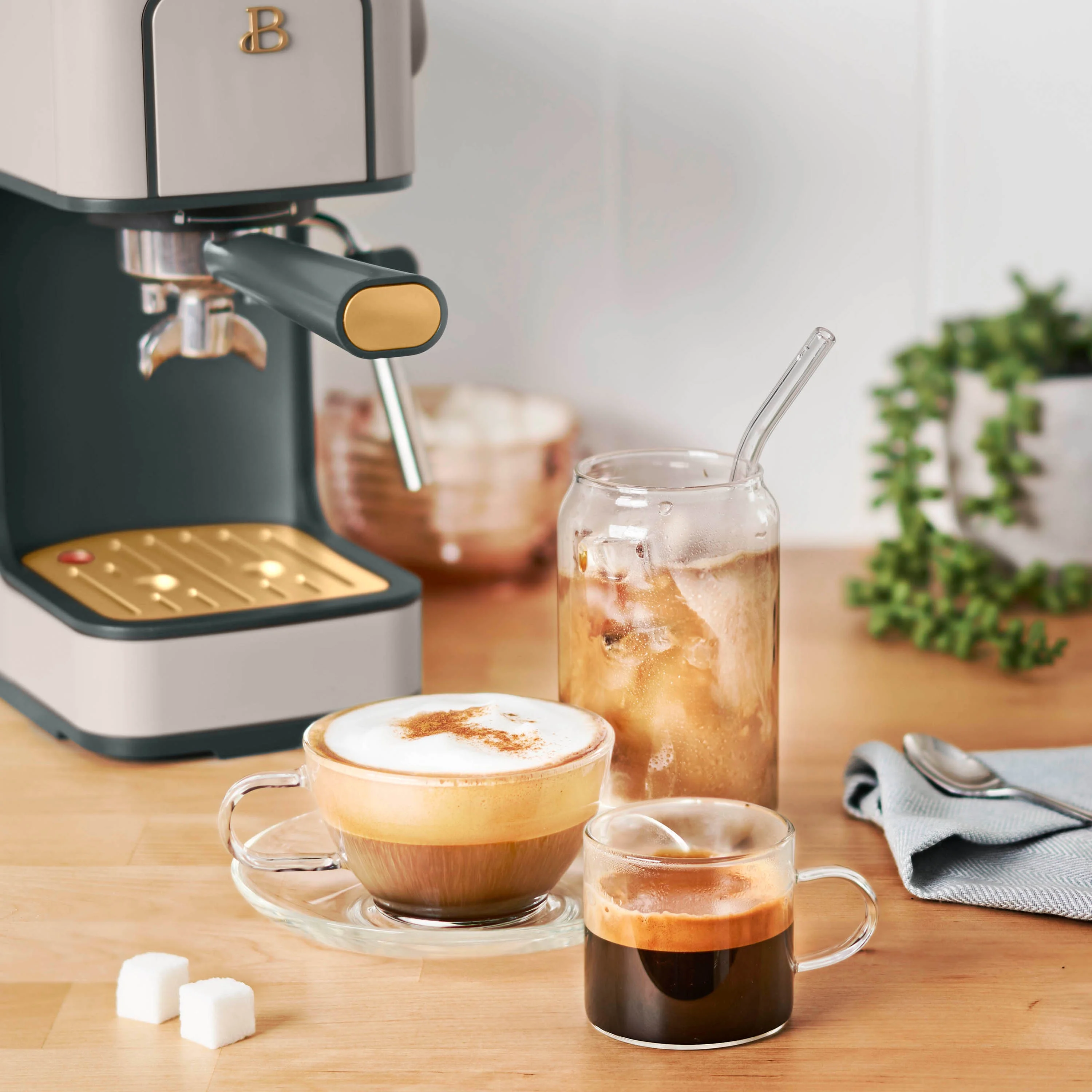 Beautiful Slim Espresso Machine with 20-Bar Pressure, Black Sesame by Drew Barrymore - Image 65