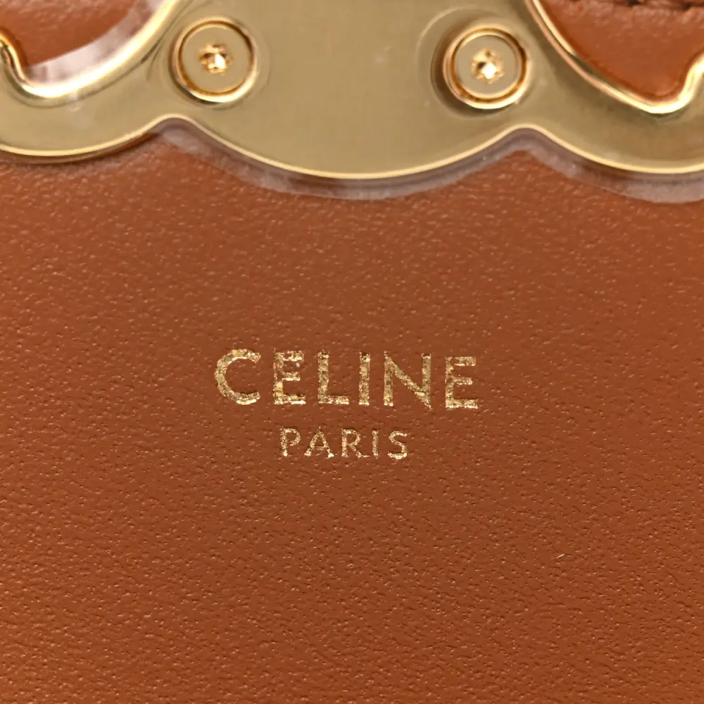 Superfake Handbags – Celine Tan Canvas & Leather Enveloppe Bag1:1High-quality replica